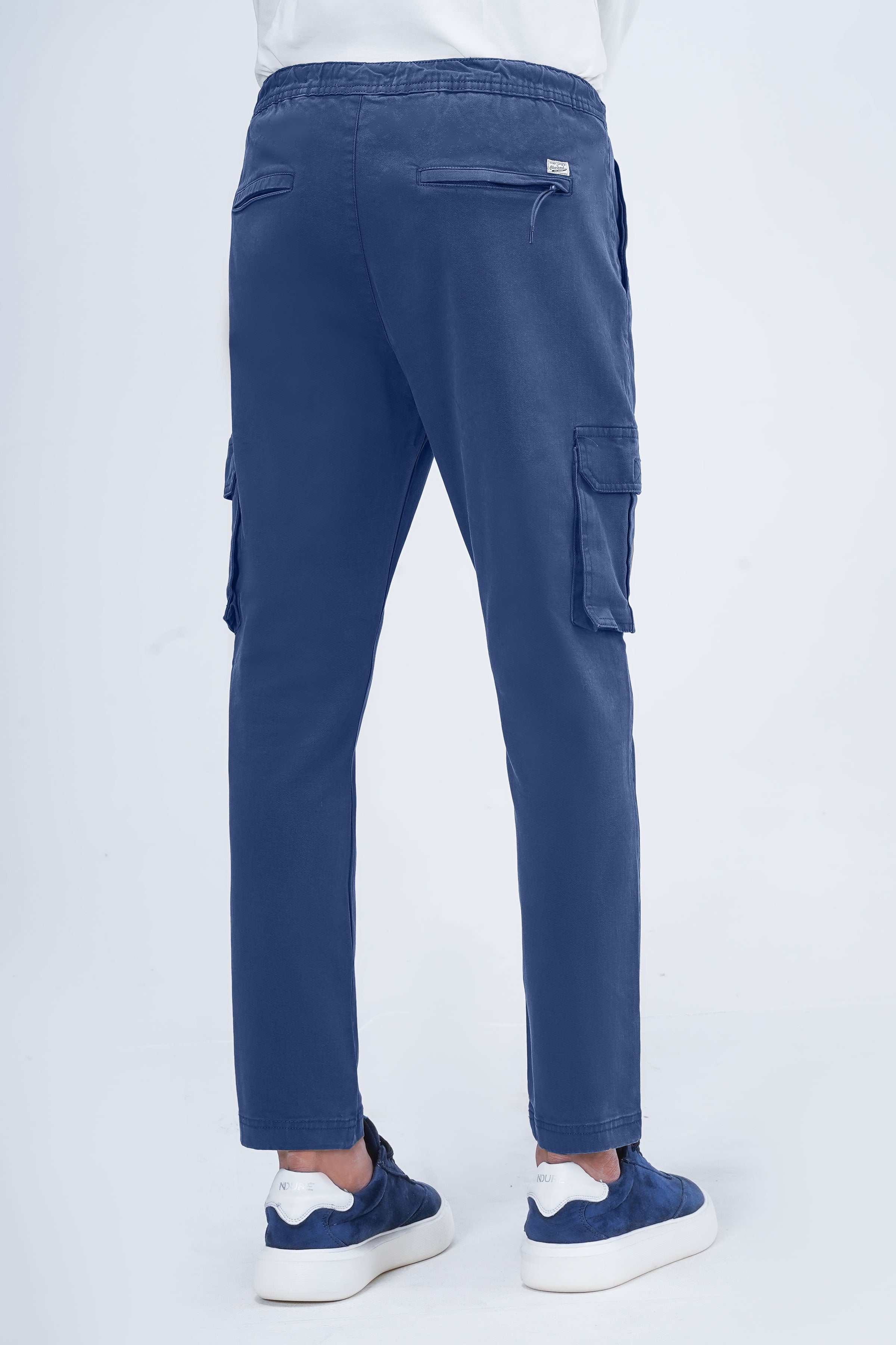 CARGO JOGGER TROUSER NAVY at Charcoal Clothing