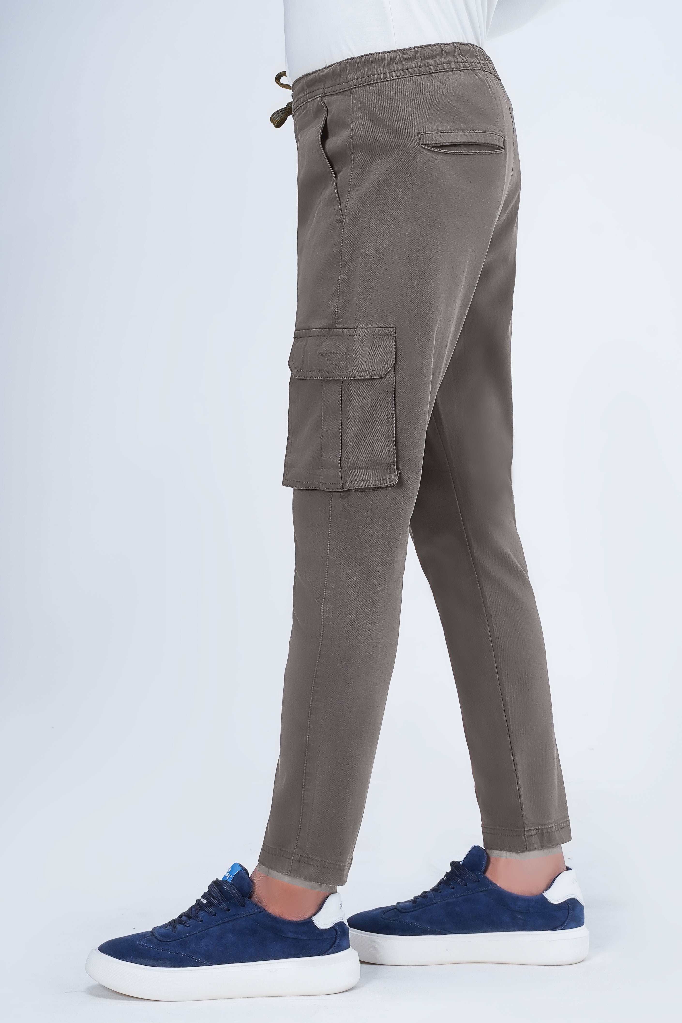 CARGO JOGGER TROUSER OLIVE at Charcoal Clothing