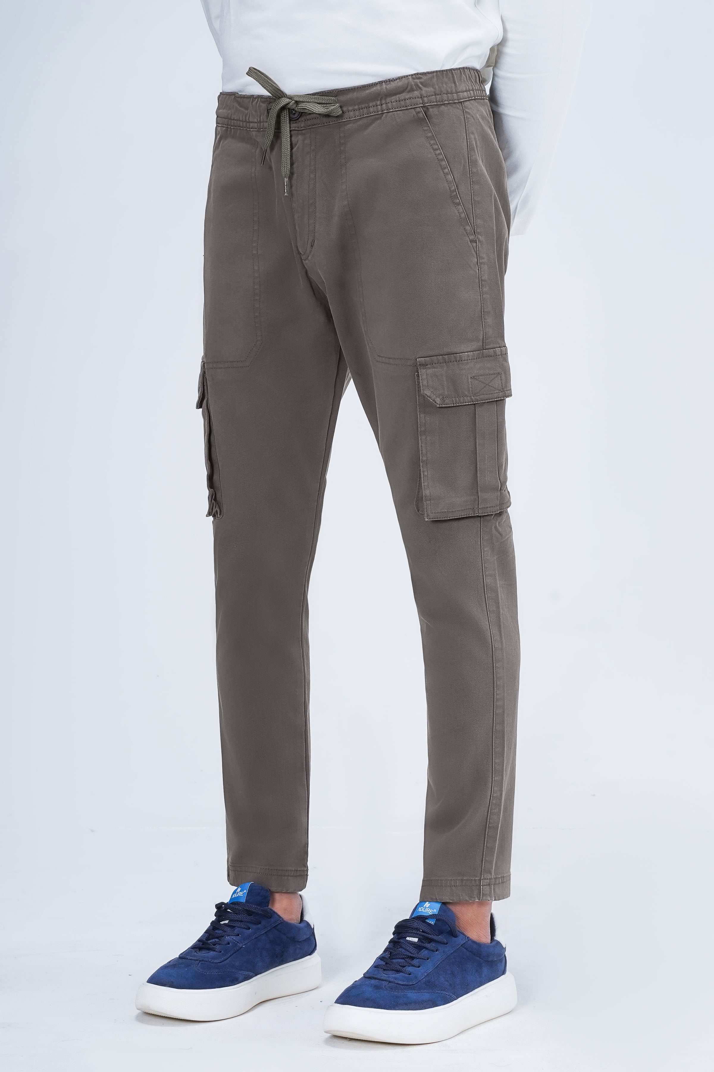 CARGO JOGGER TROUSER OLIVE at Charcoal Clothing