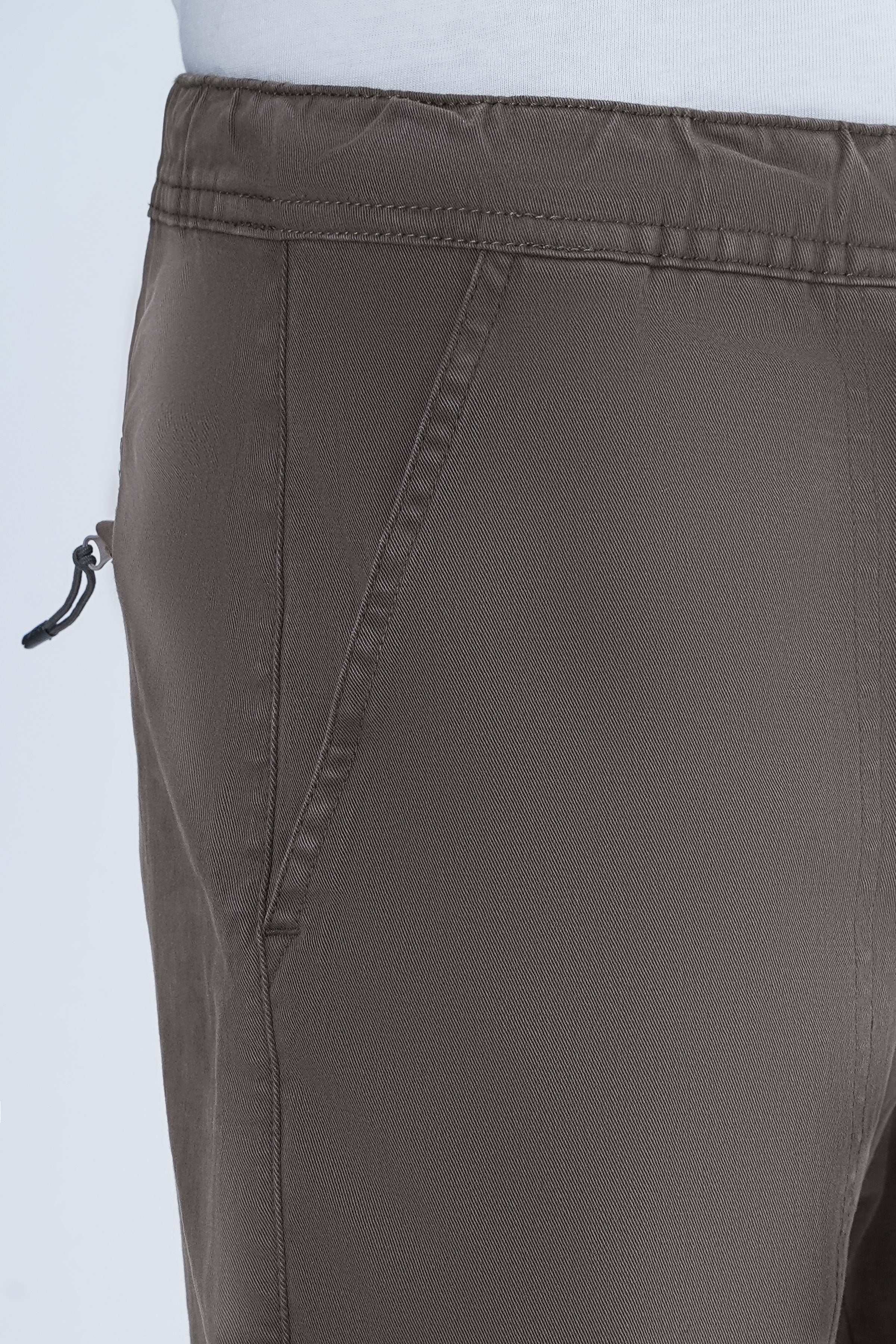 CARGO JOGGER TROUSER OLIVE at Charcoal Clothing