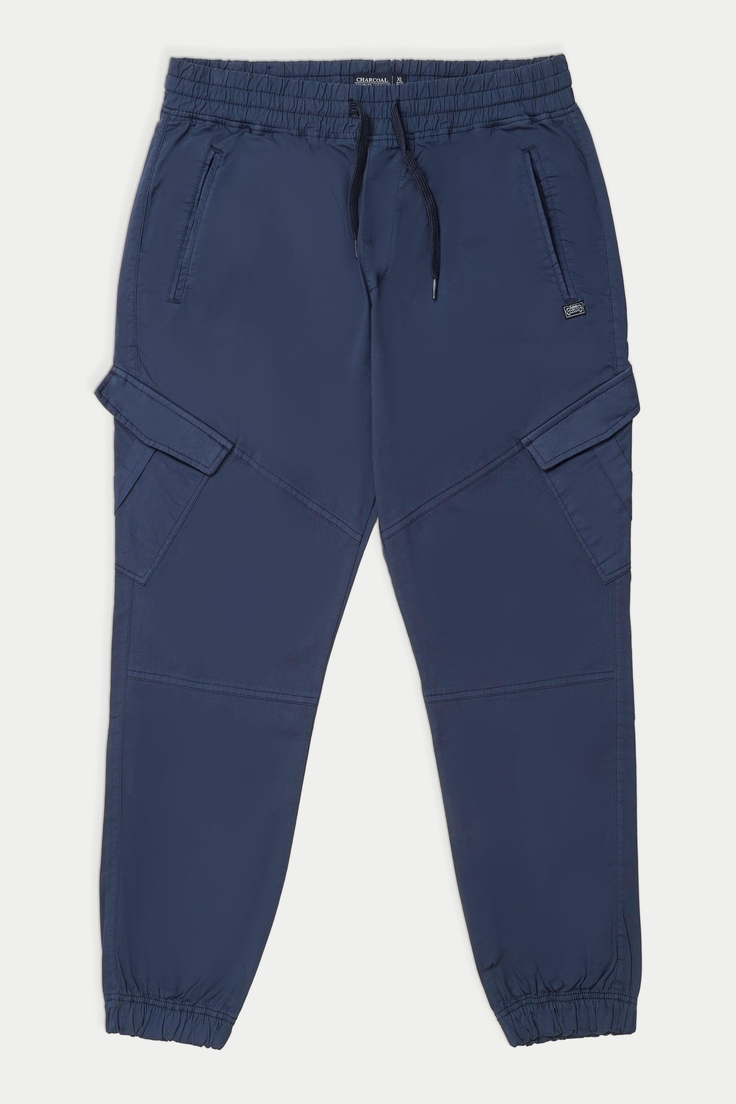 CARGO TROUSER DARK BLUE at Charcoal Clothing
