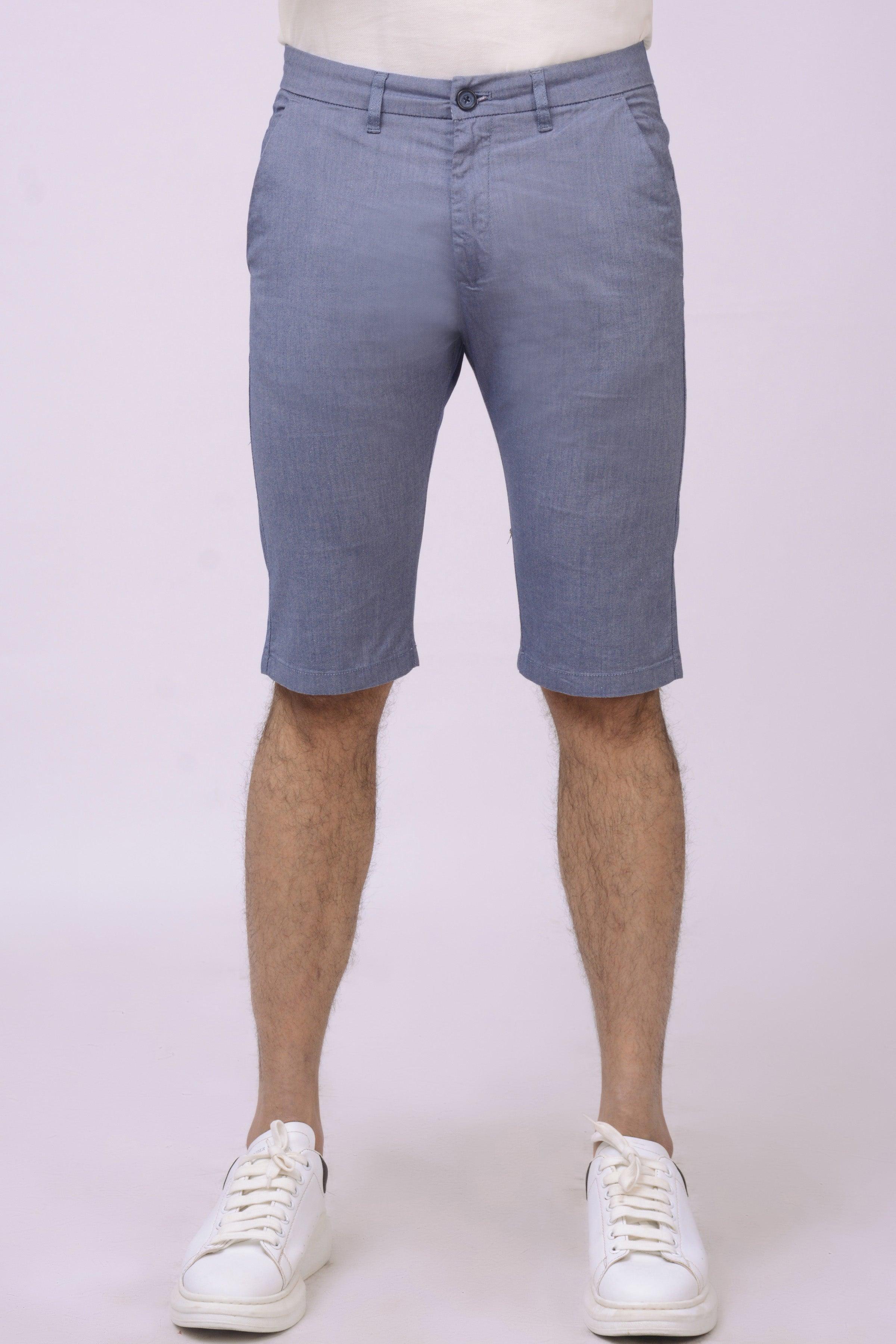 CASUAL CHINO SHORTS DARK BLUE at Charcoal Clothing