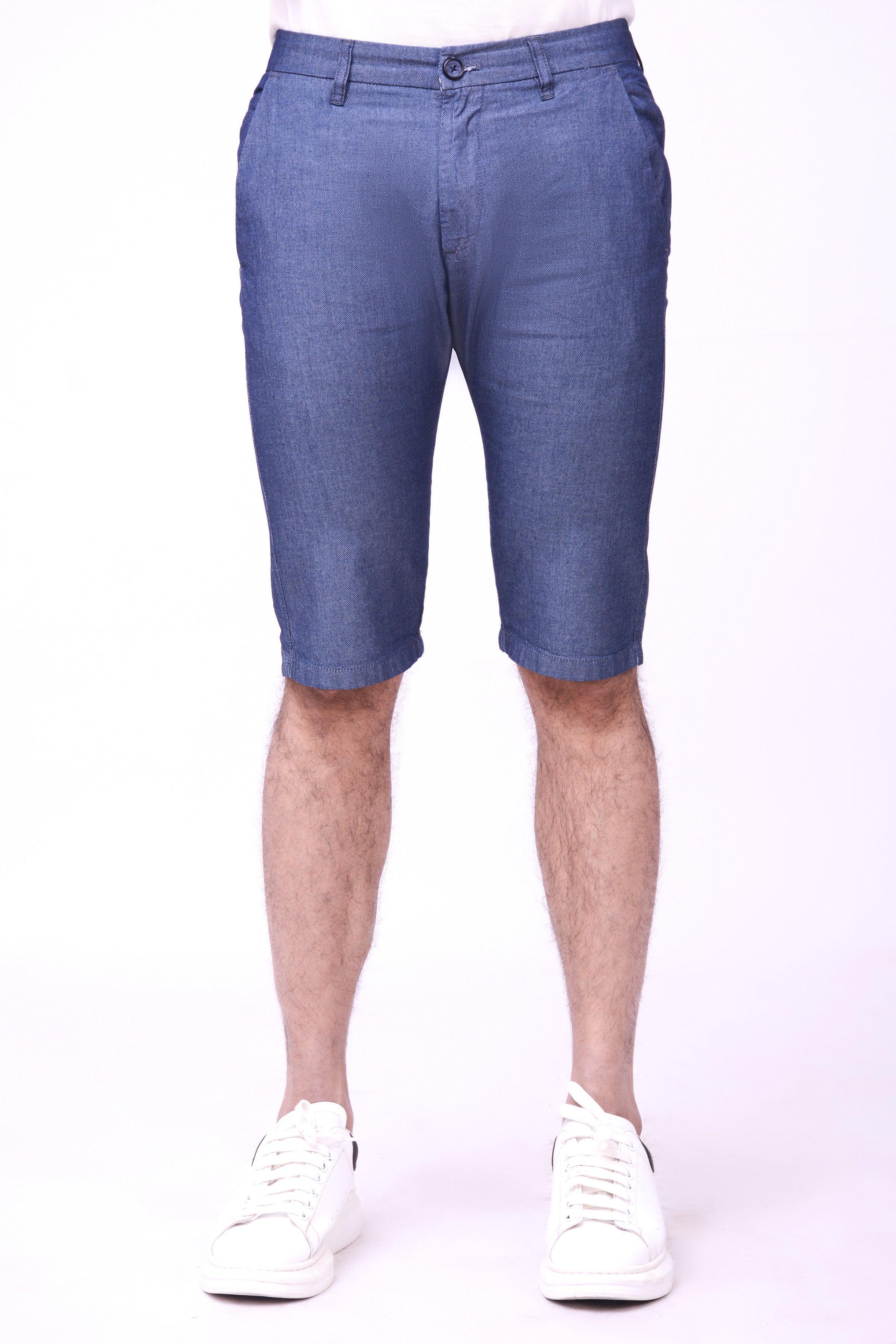 CASUAL CHINO SHORTS NAVY at Charcoal Clothing
