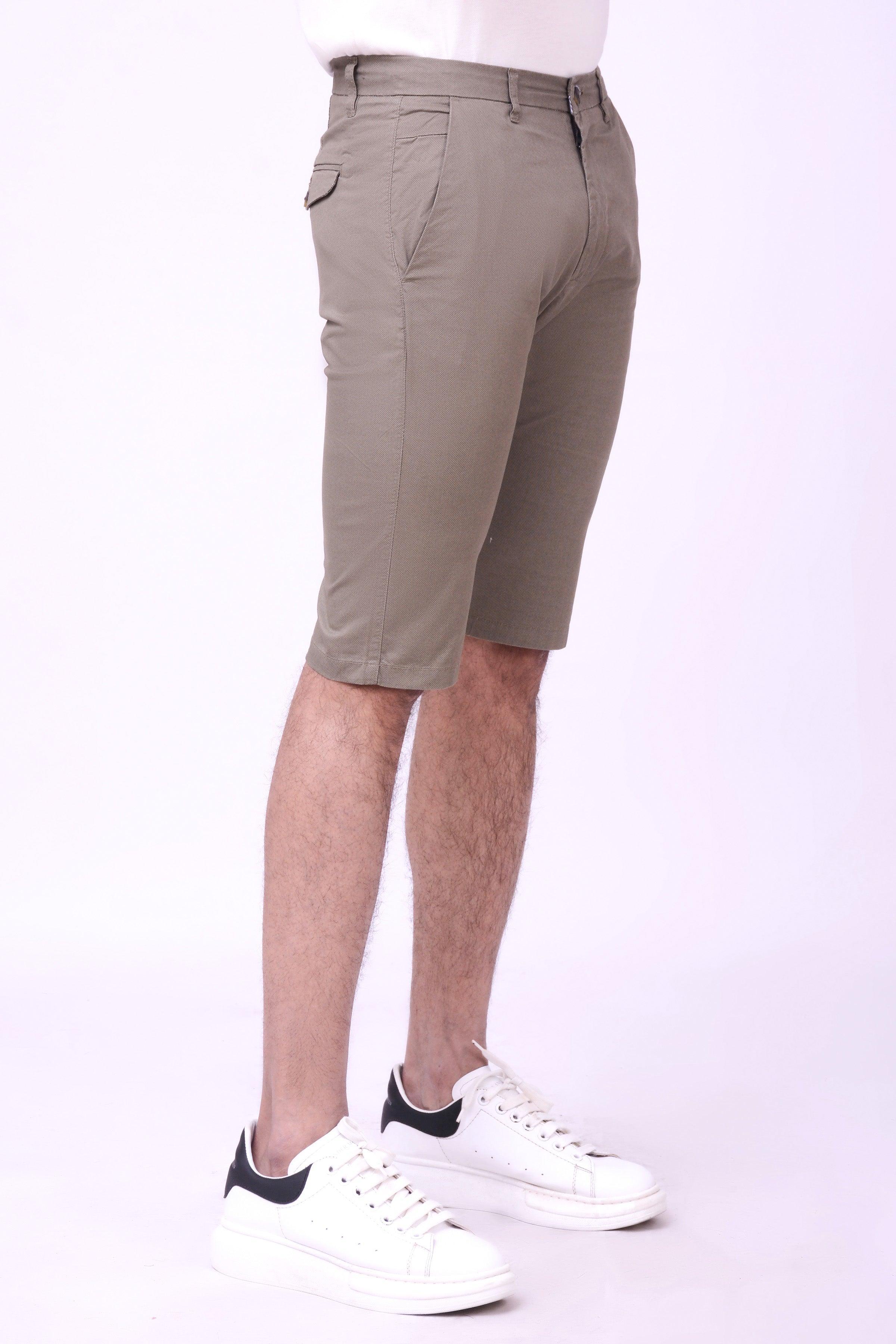 CASUAL CHINO SHORTS OLIVE at Charcoal Clothing