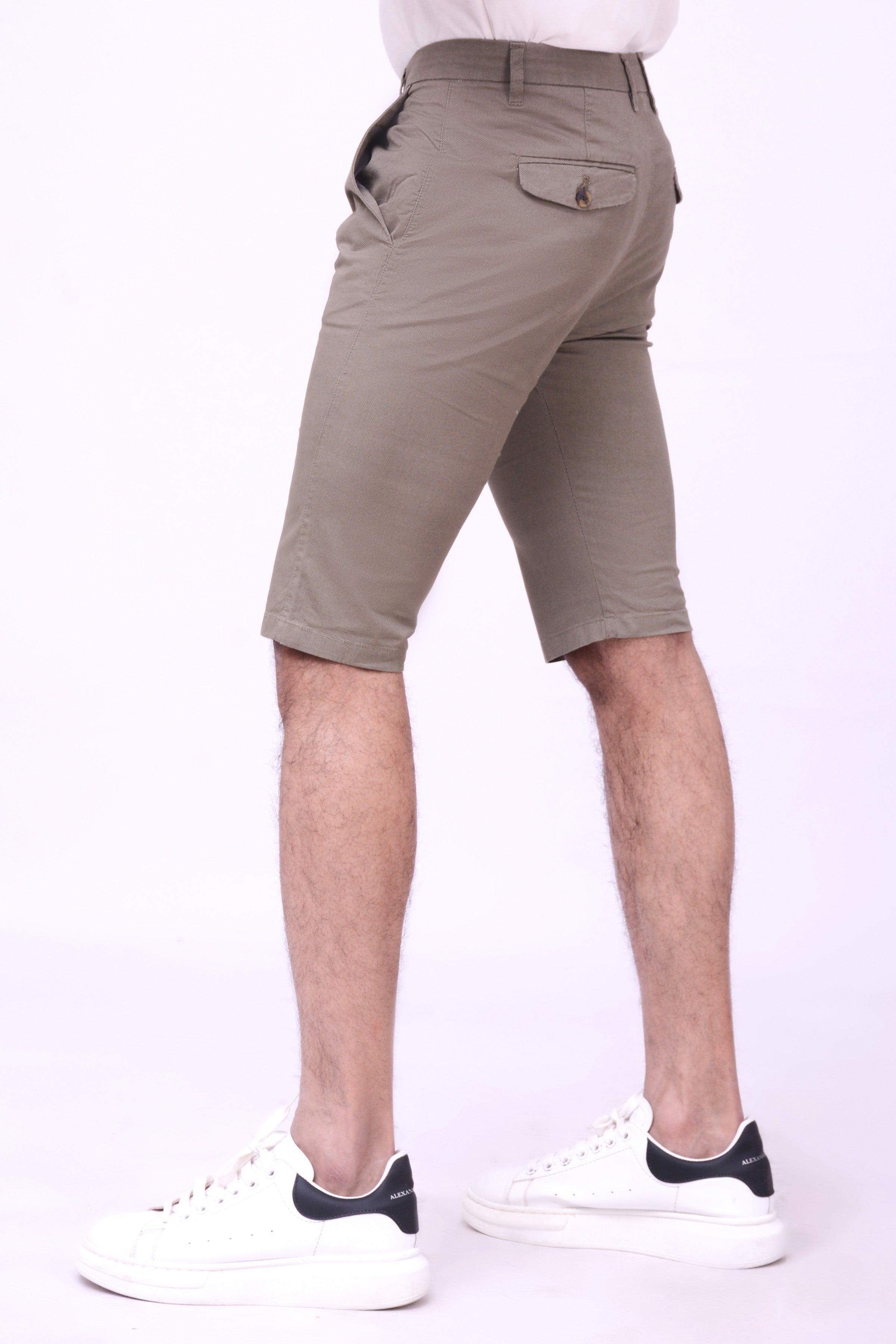 CASUAL CHINO SHORTS OLIVE at Charcoal Clothing
