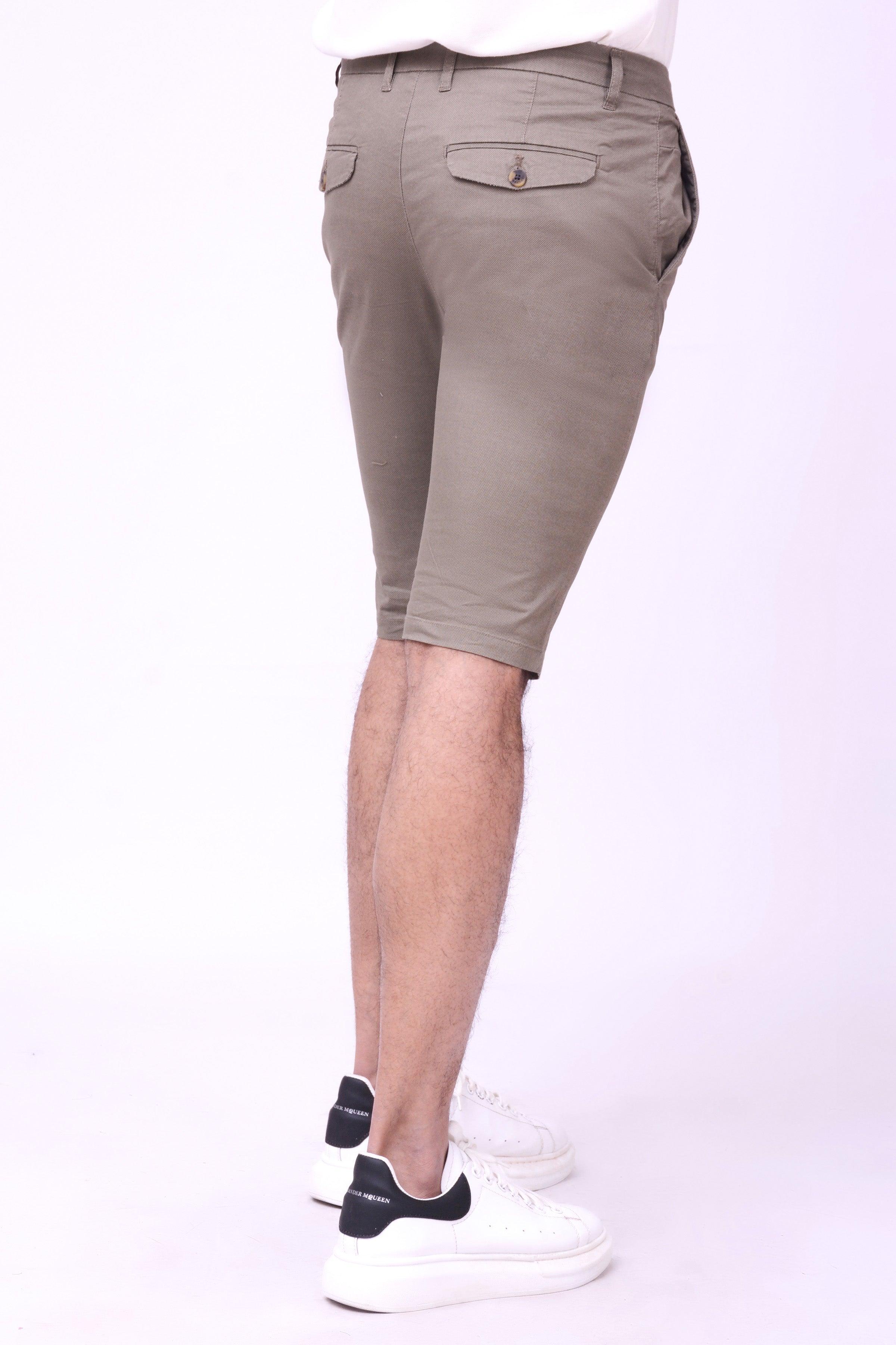 CASUAL CHINO SHORTS OLIVE at Charcoal Clothing