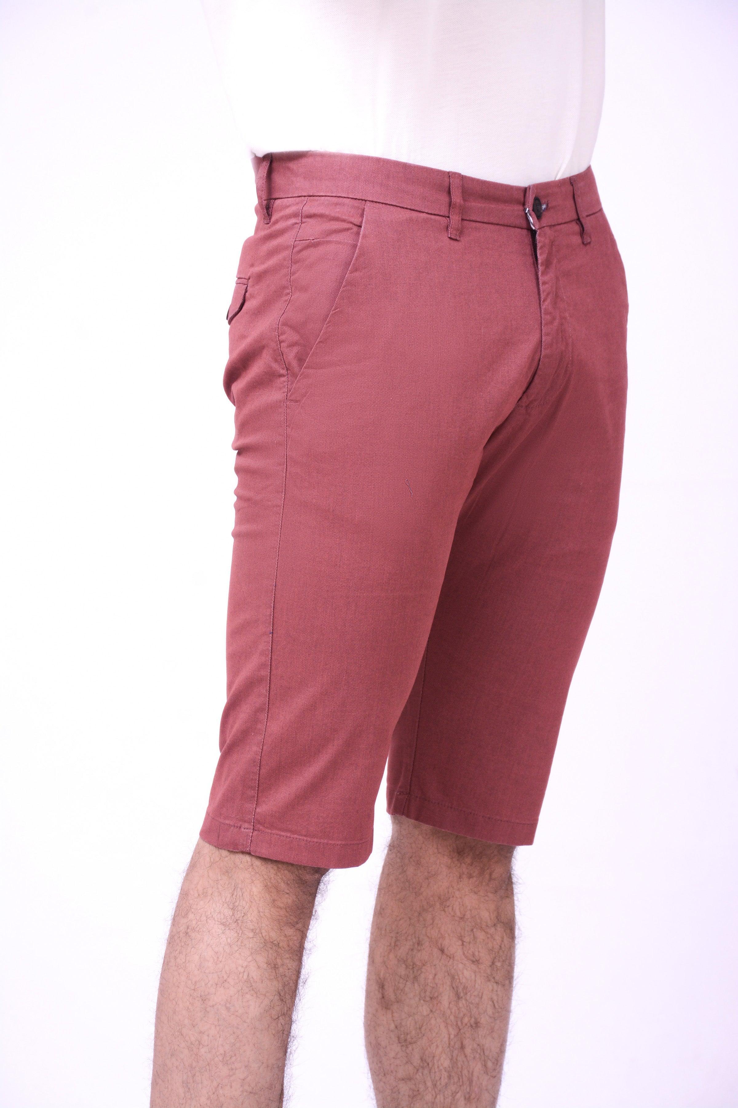 CASUAL CHINO SHORTS RUST at Charcoal Clothing