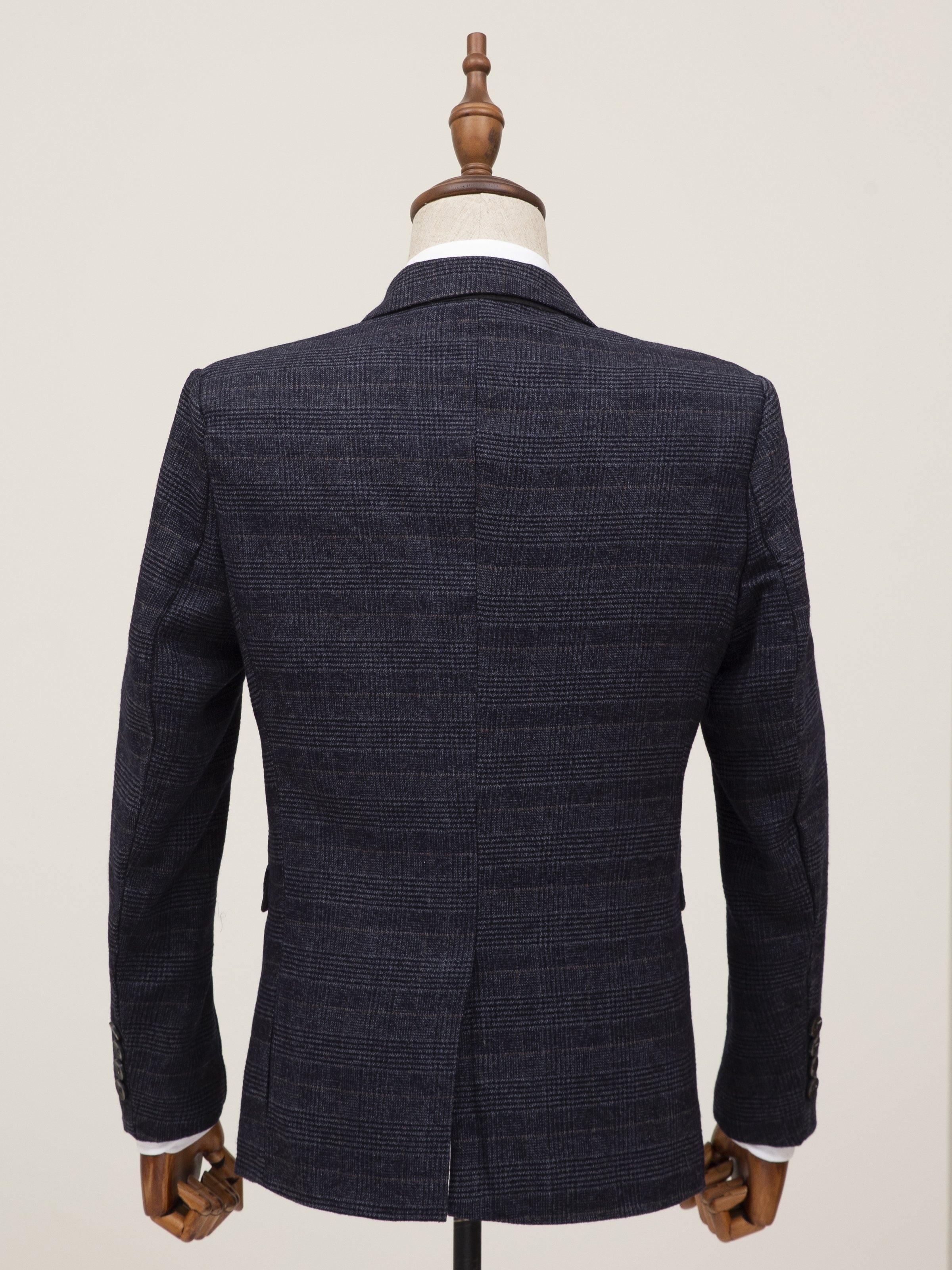 CASUAL COAT 2 BUTTON DARK GREY at Charcoal Clothing