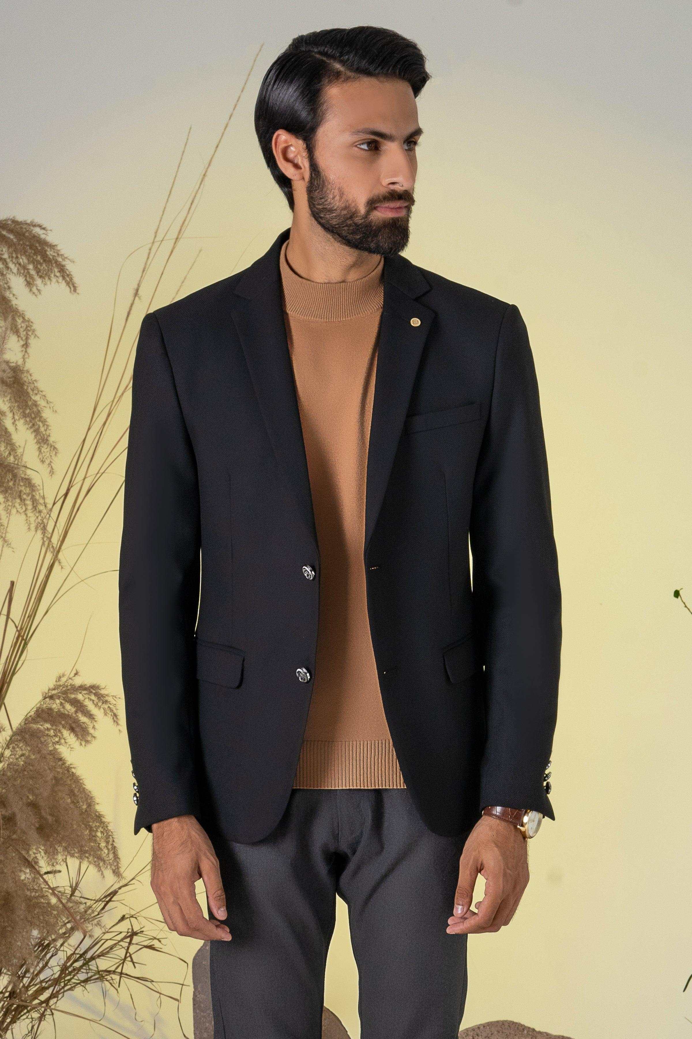 CASUAL COAT BLACK at Charcoal Clothing