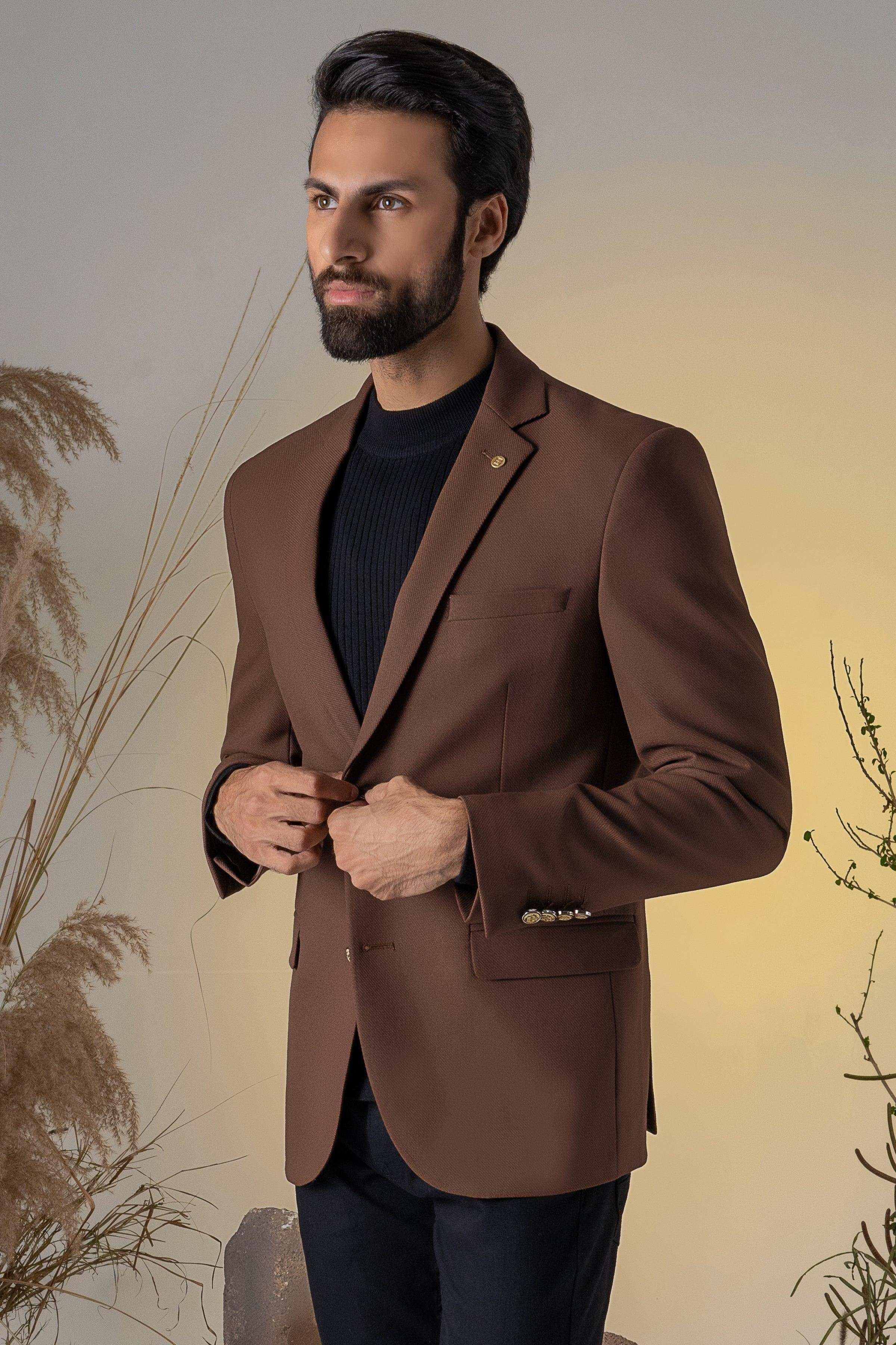 CASUAL COAT BROWN at Charcoal Clothing