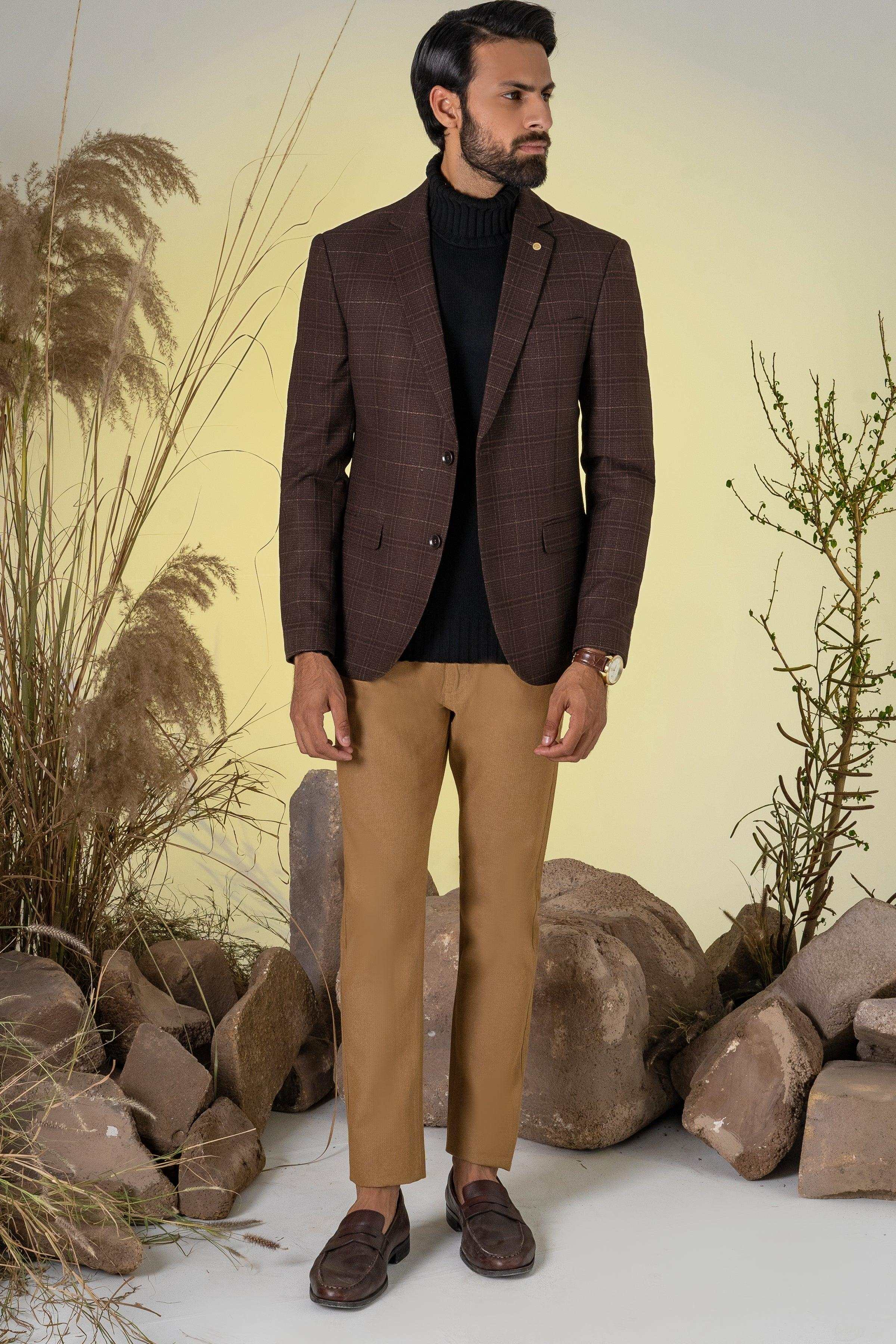 CASUAL COAT BROWN at Charcoal Clothing