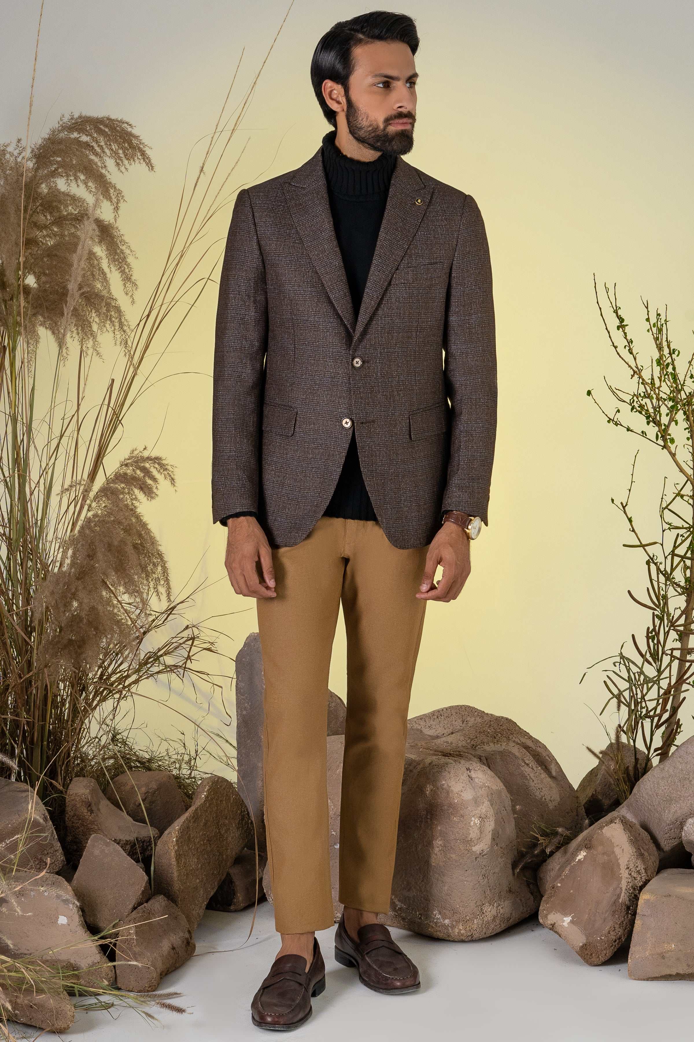 CASUAL COAT BROWN at Charcoal Clothing