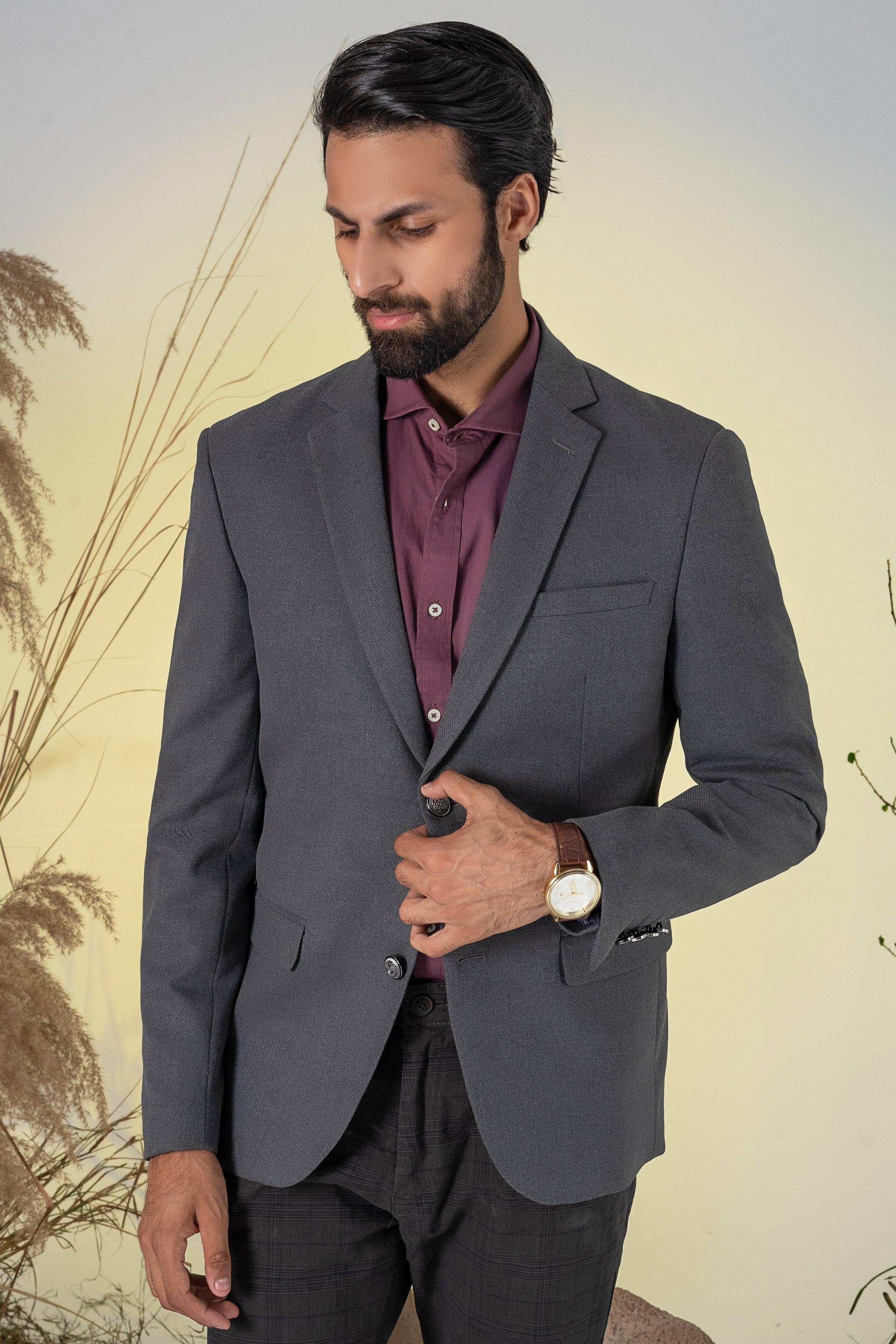 CASUAL COAT GREY at Charcoal Clothing