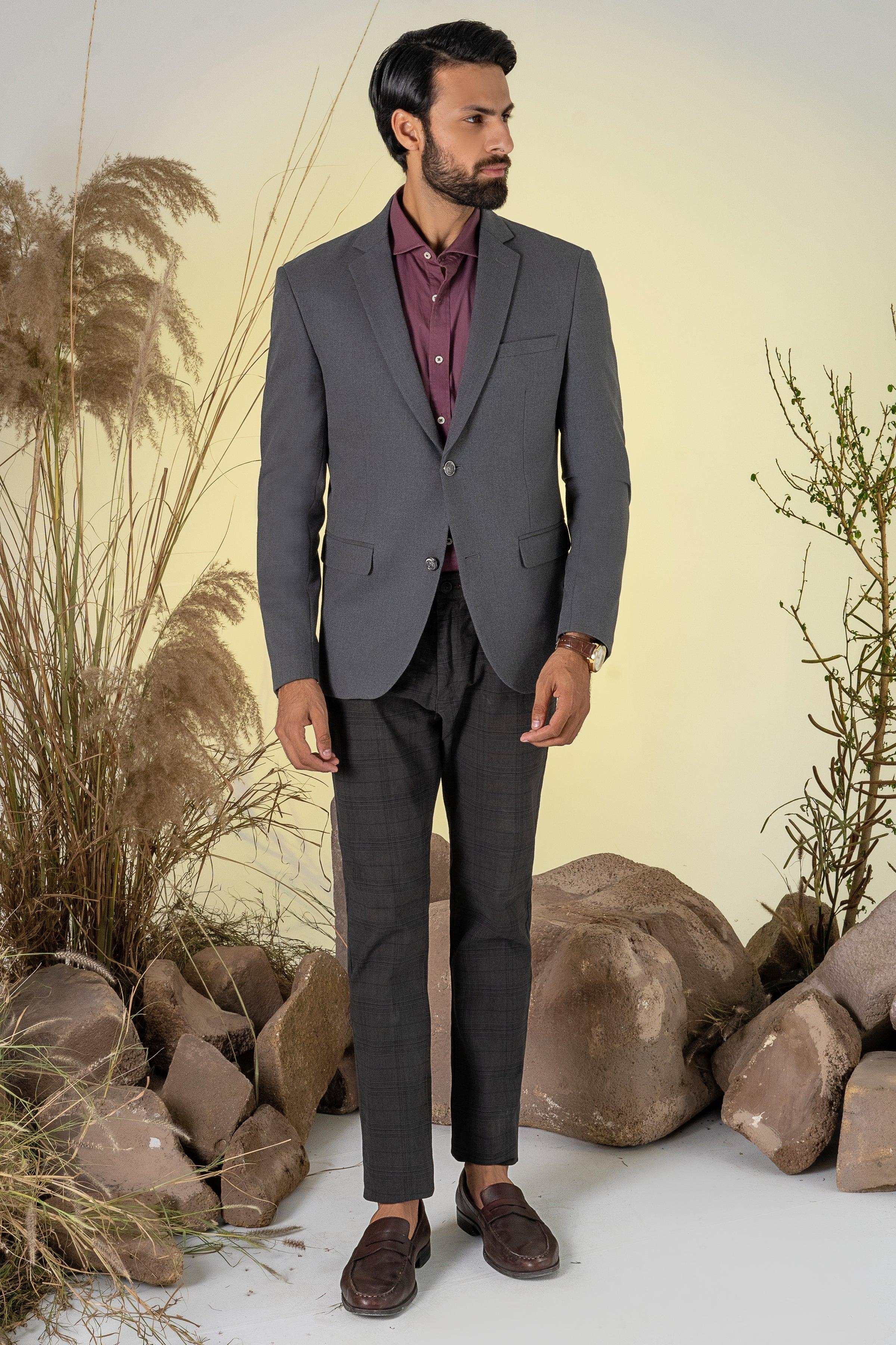 CASUAL COAT GREY at Charcoal Clothing