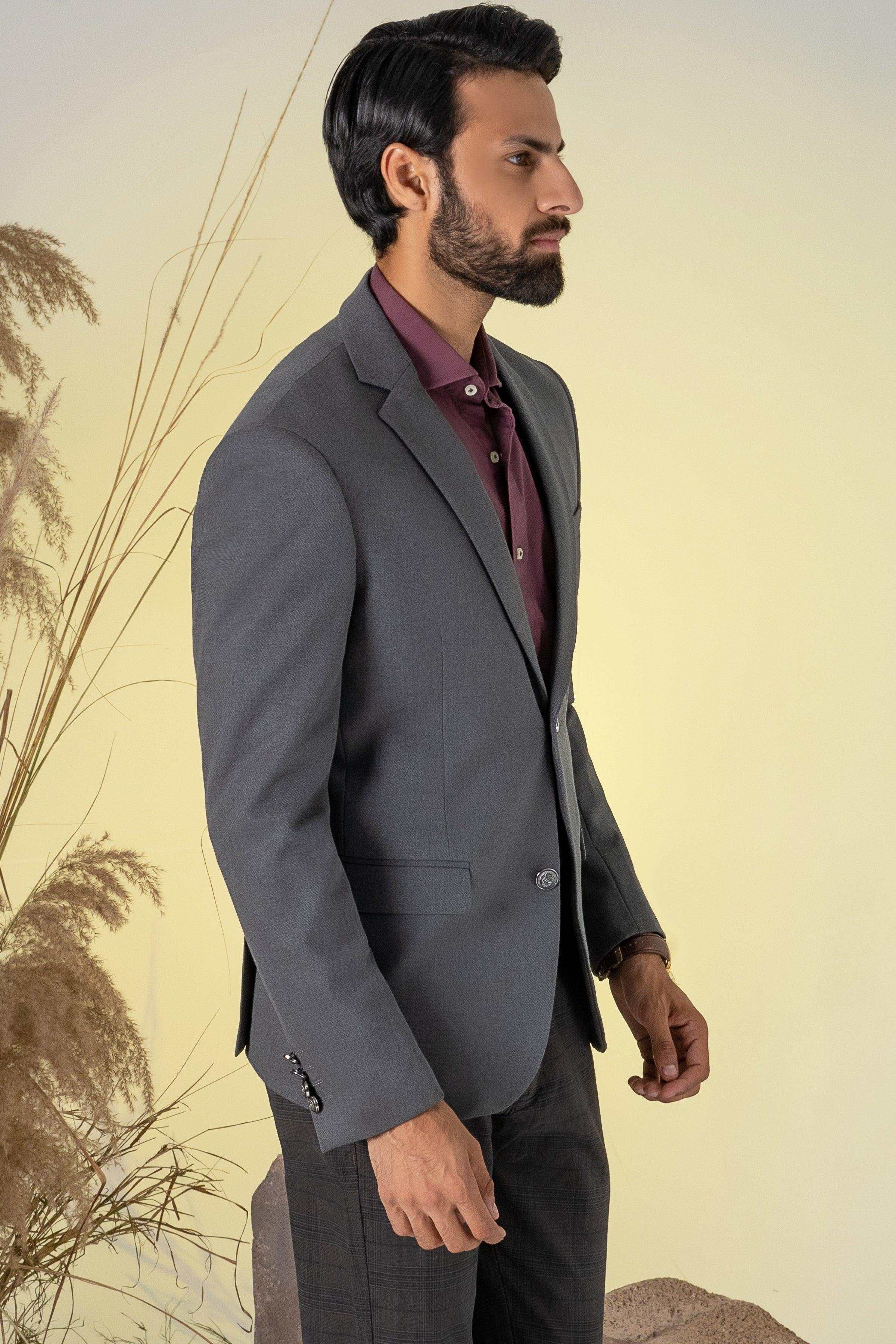 CASUAL COAT GREY at Charcoal Clothing