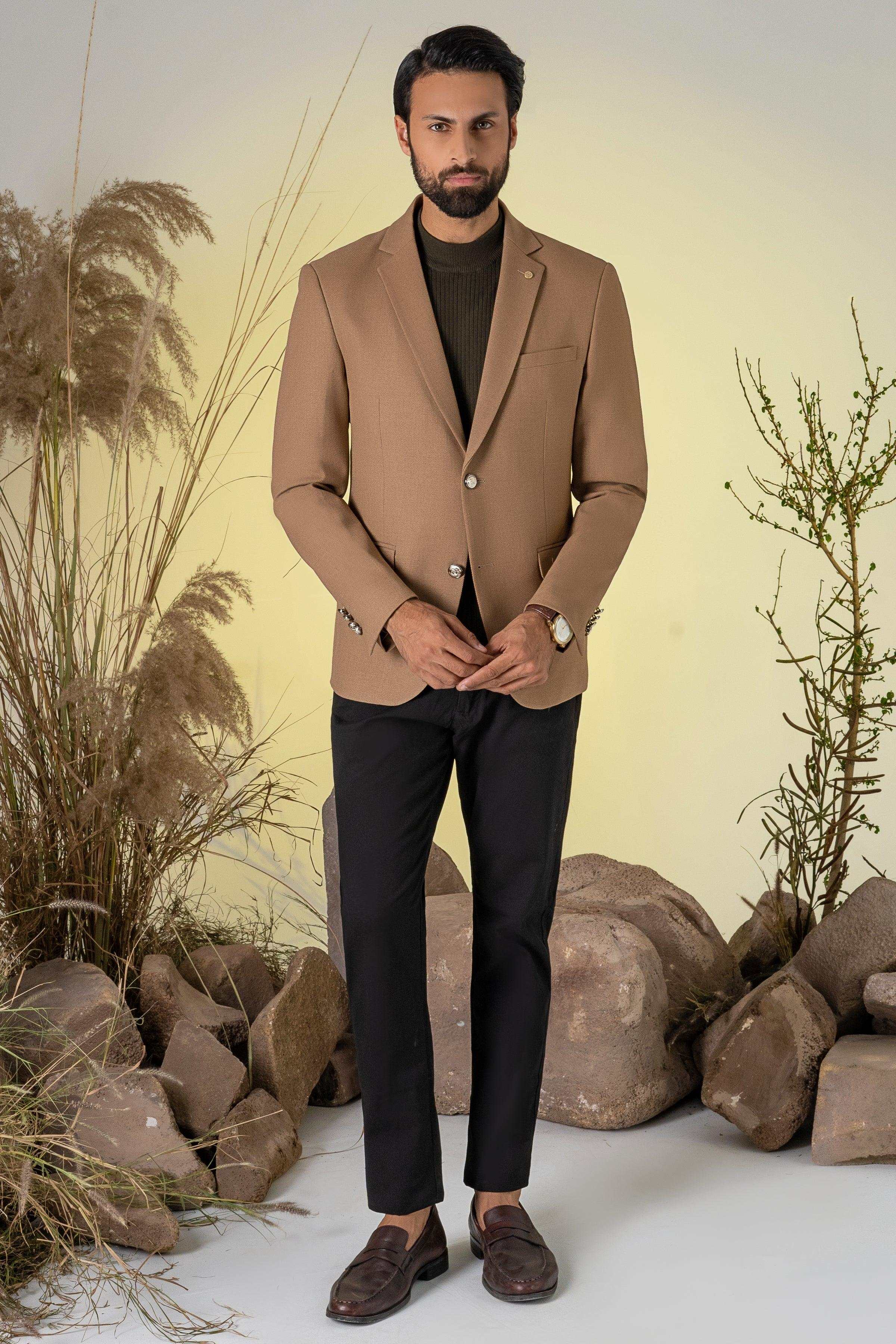 CASUAL COAT KHAKI at Charcoal Clothing