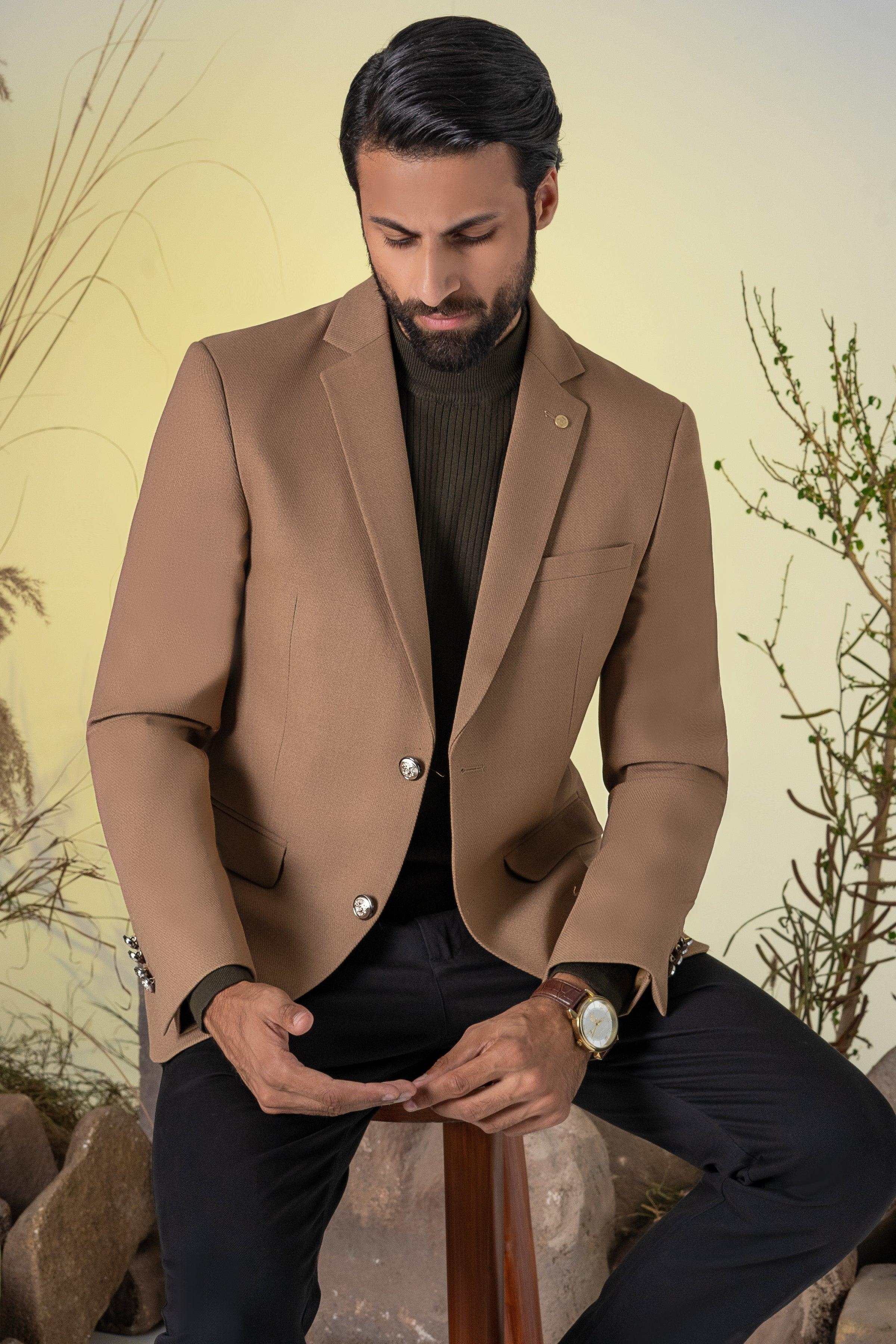 CASUAL COAT KHAKI at Charcoal Clothing