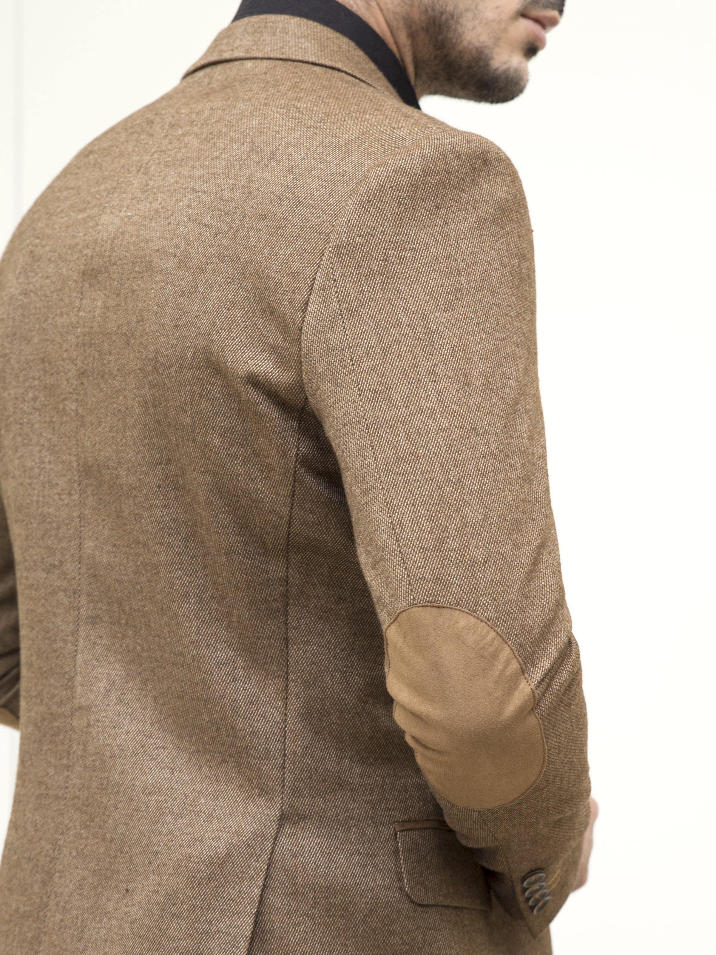 CASUAL COAT SLIM FIT BROWN at Charcoal Clothing