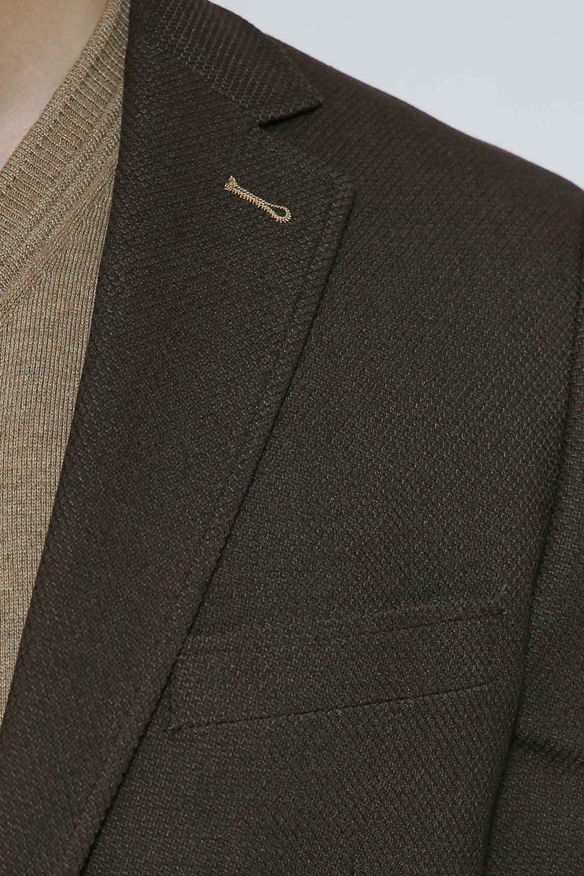 CASUAL COAT SLIM FIT OLIVE at Charcoal Clothing