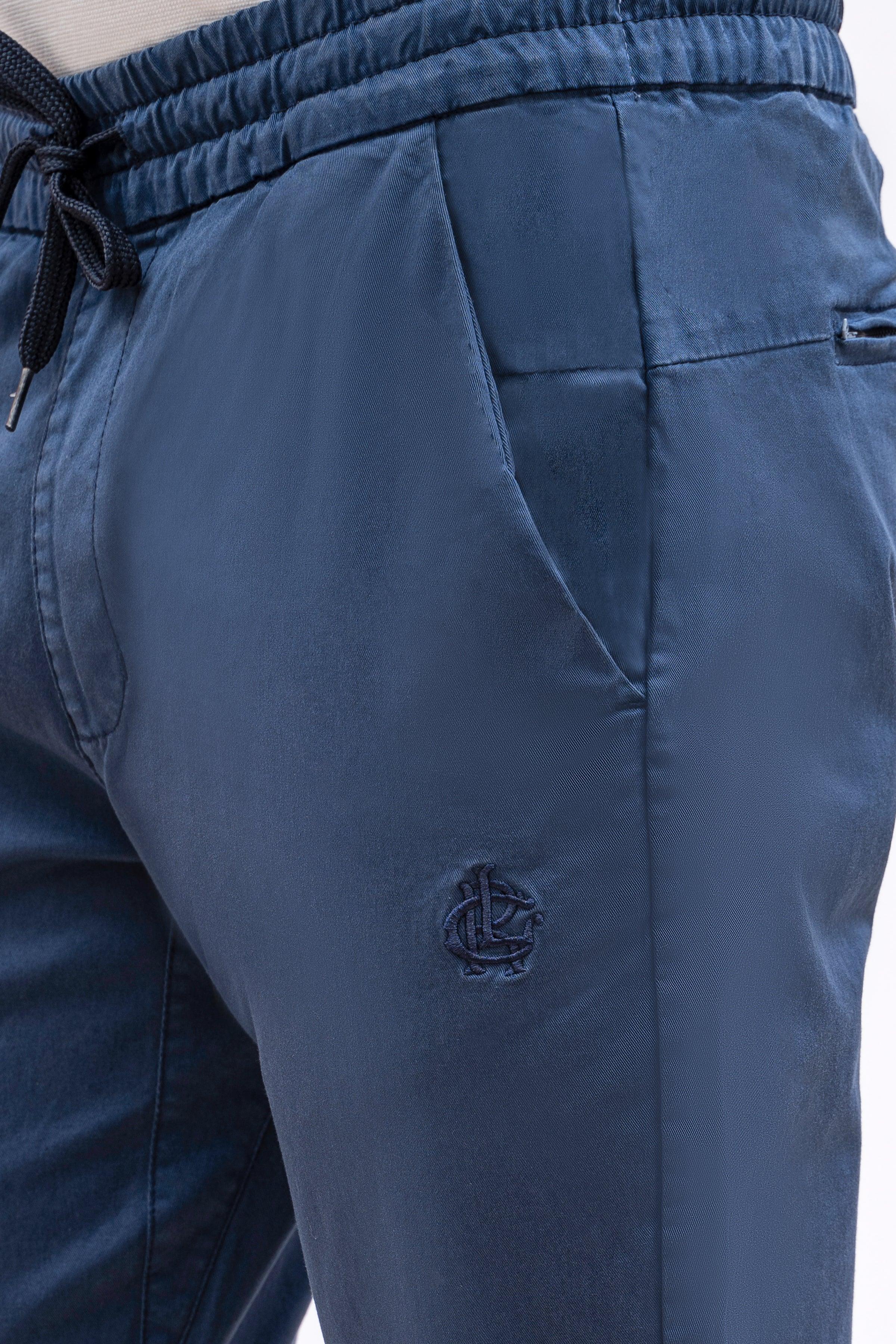 CASUAL JOGAR TROUSER NAVY at Charcoal Clothing