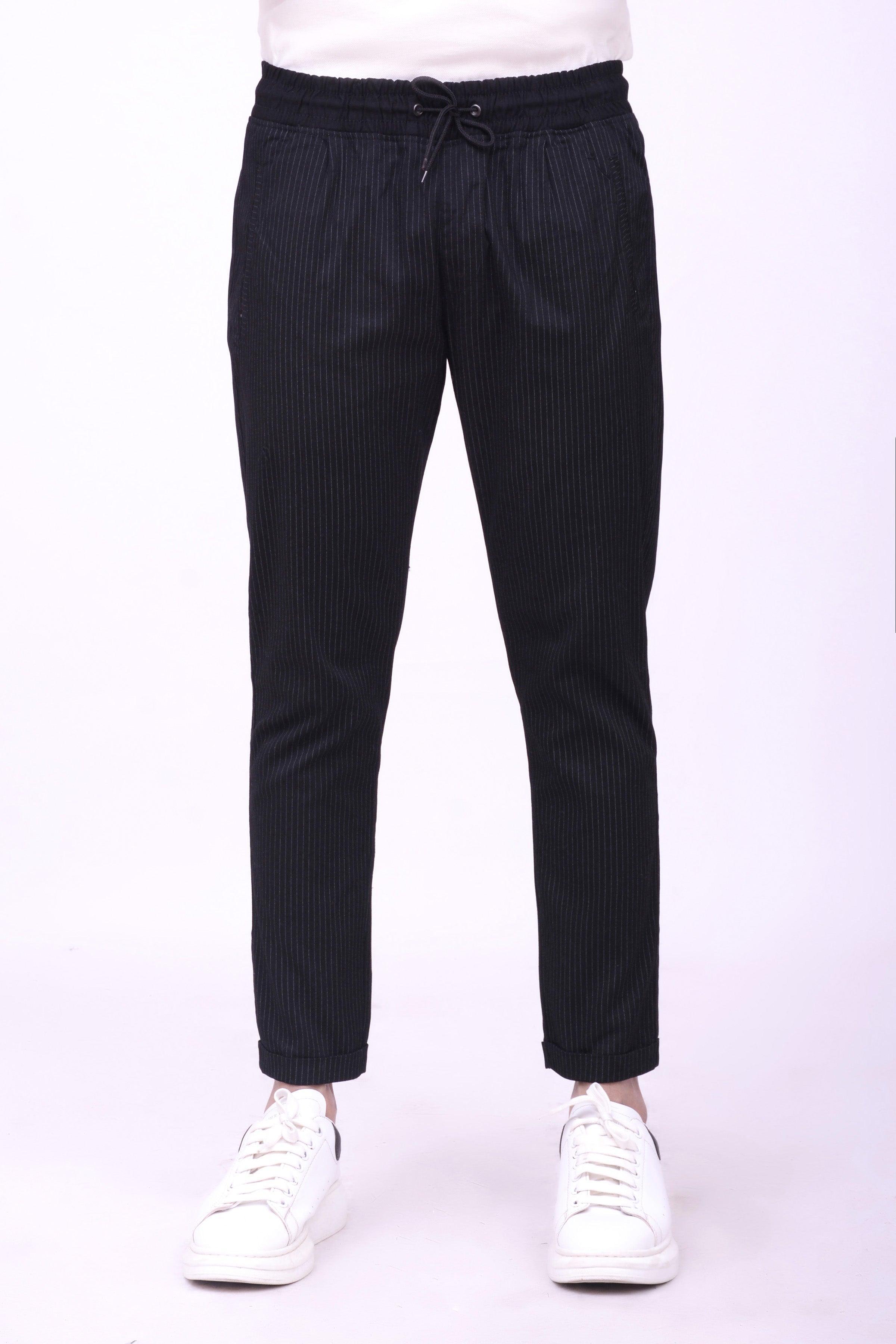 CASUAL JOGGER TROUSER BLACK at Charcoal Clothing