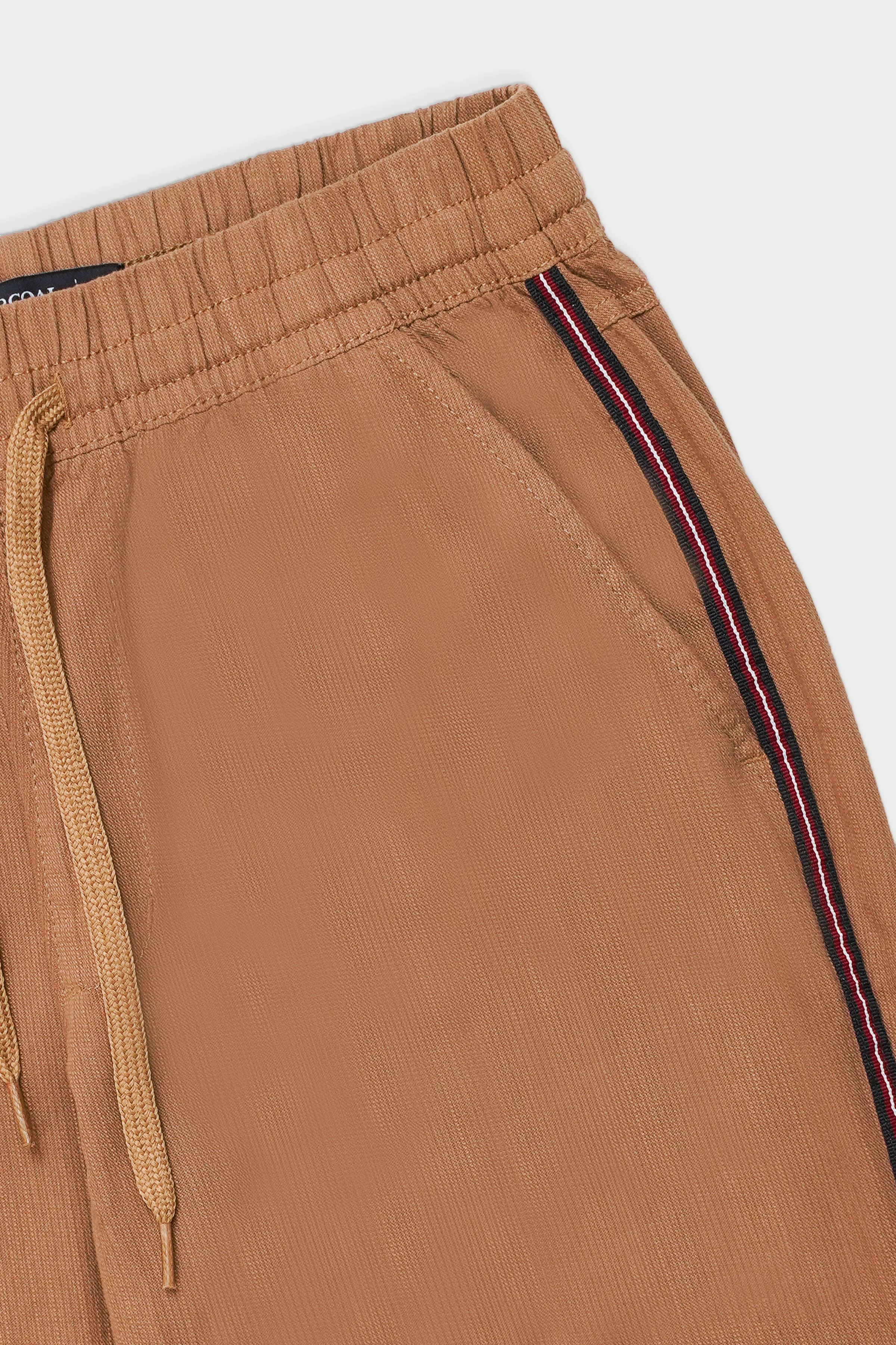 CASUAL JOGGER TROUSER DARK KHAKI at Charcoal Clothing