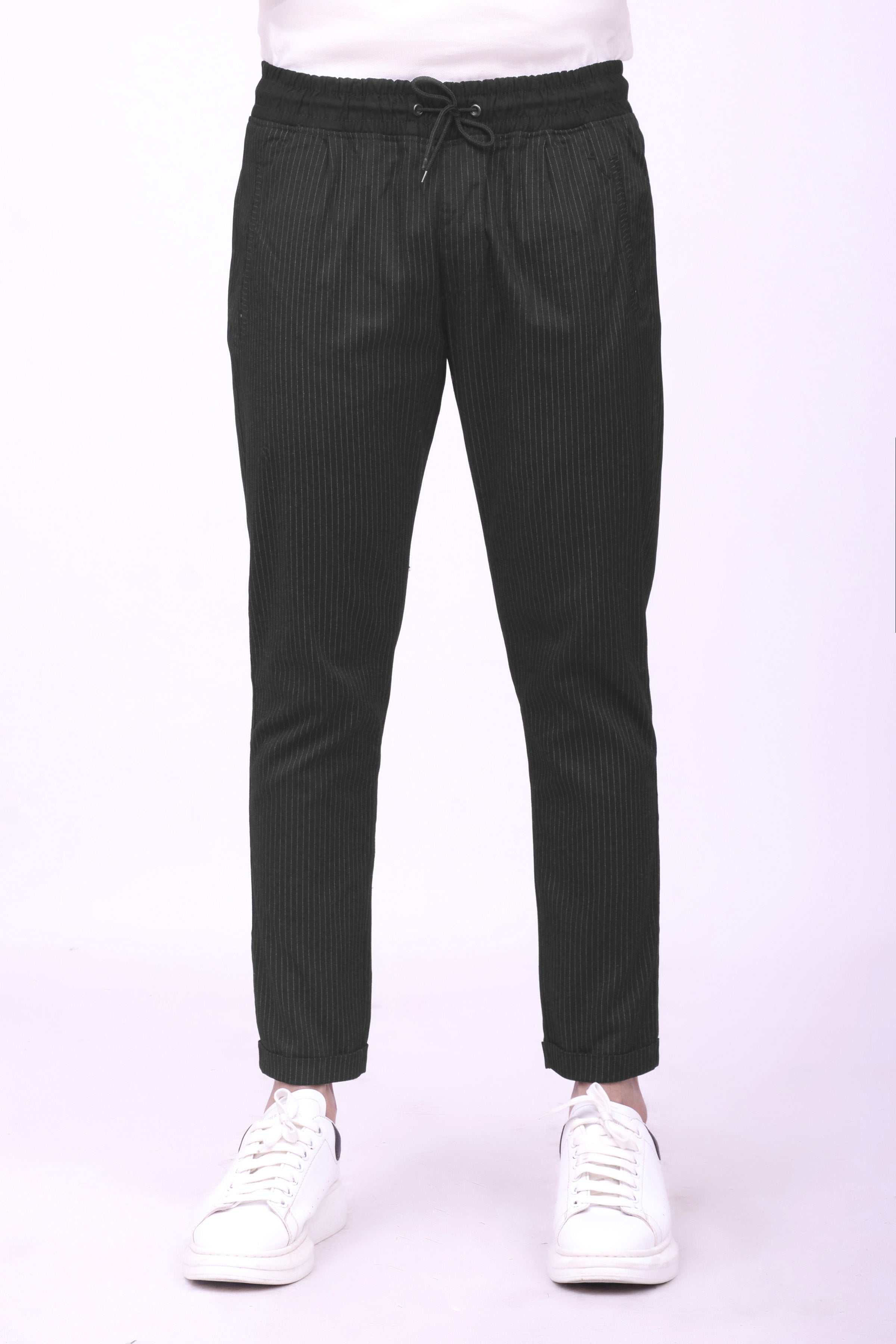 CASUAL JOGGER TROUSER DULL BLACK at Charcoal Clothing