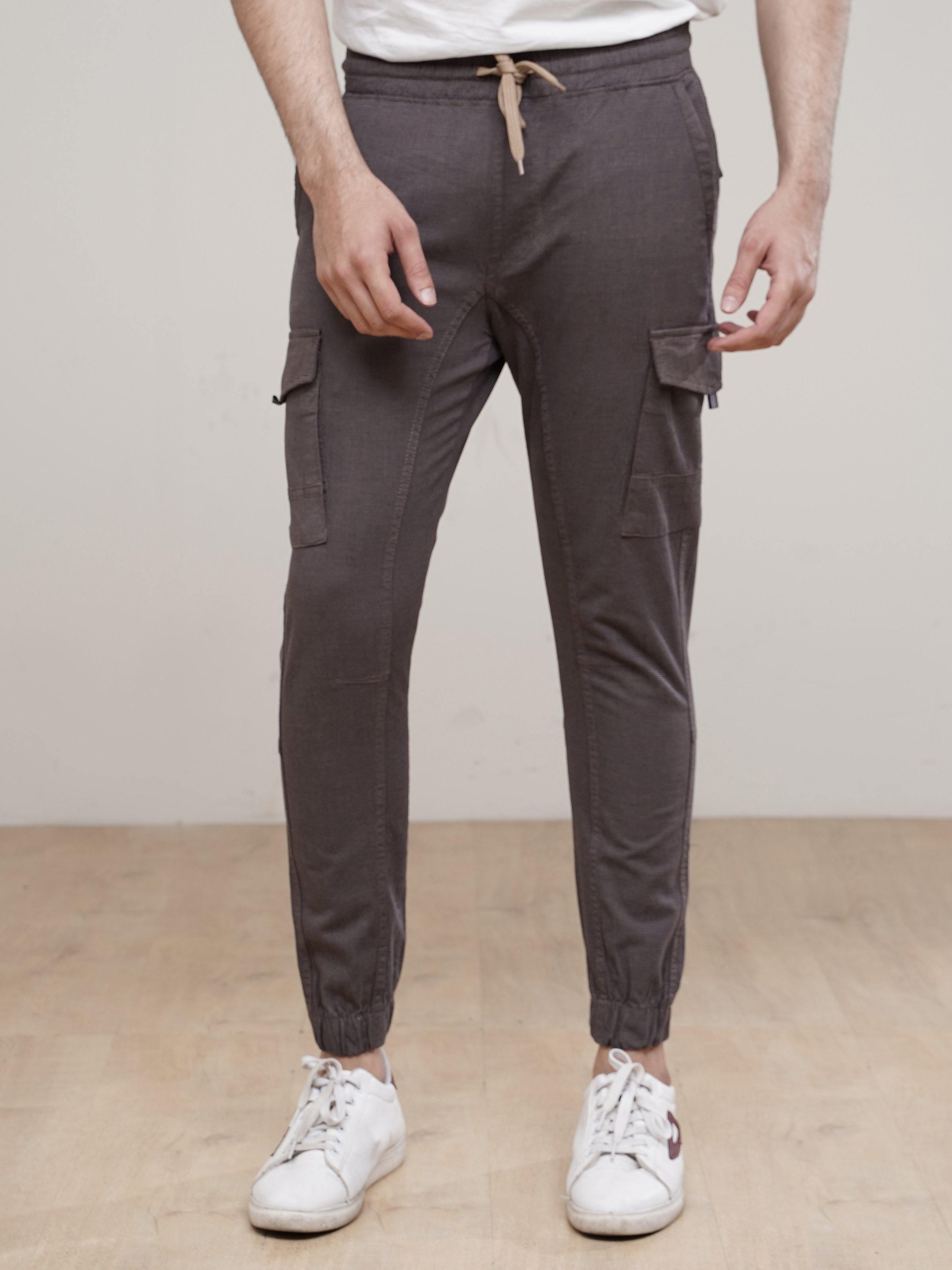 CASUAL JOGGER TROUSER KHAKI at Charcoal Clothing