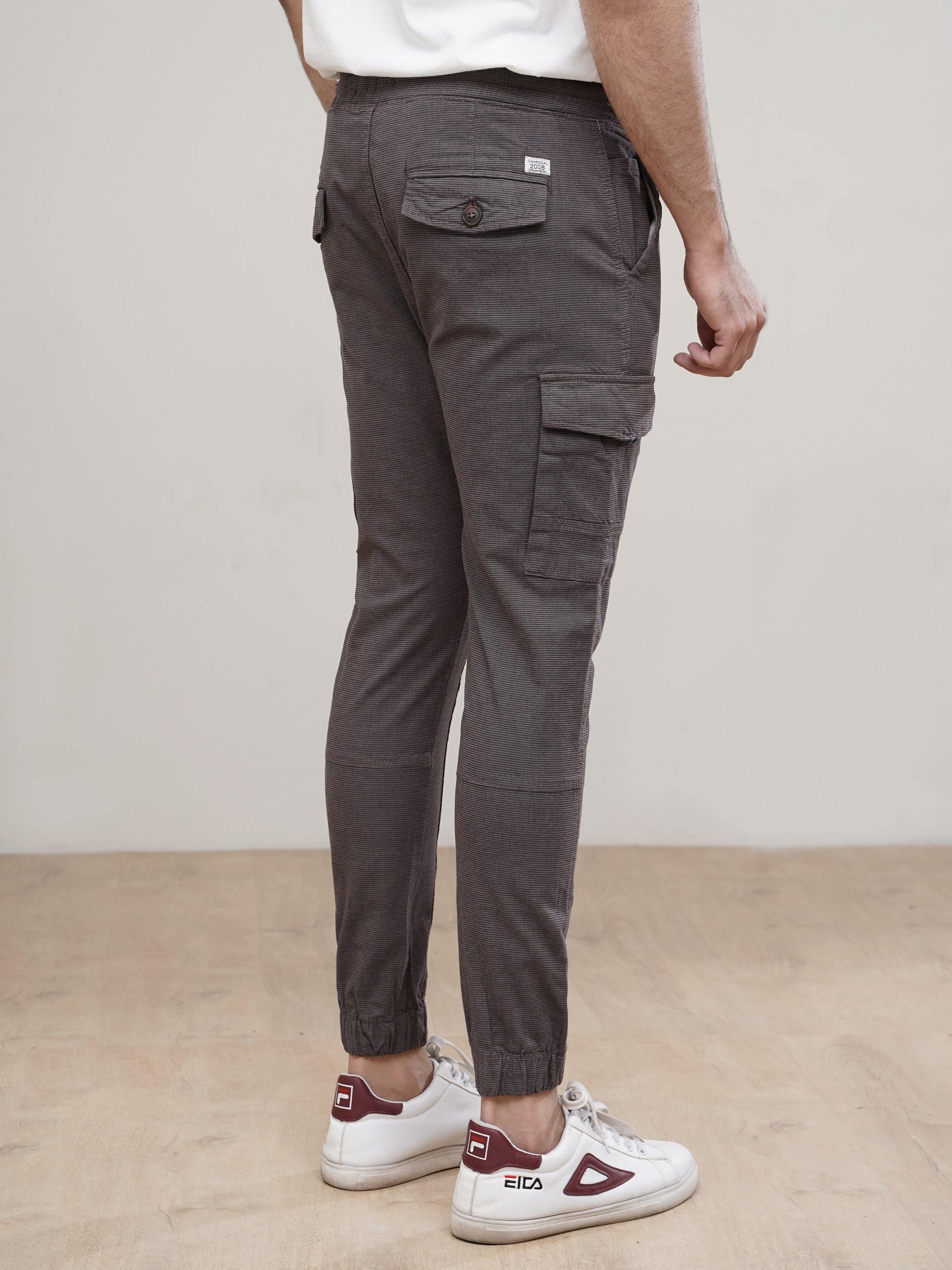 CASUAL JOGGER TROUSER KHAKI at Charcoal Clothing