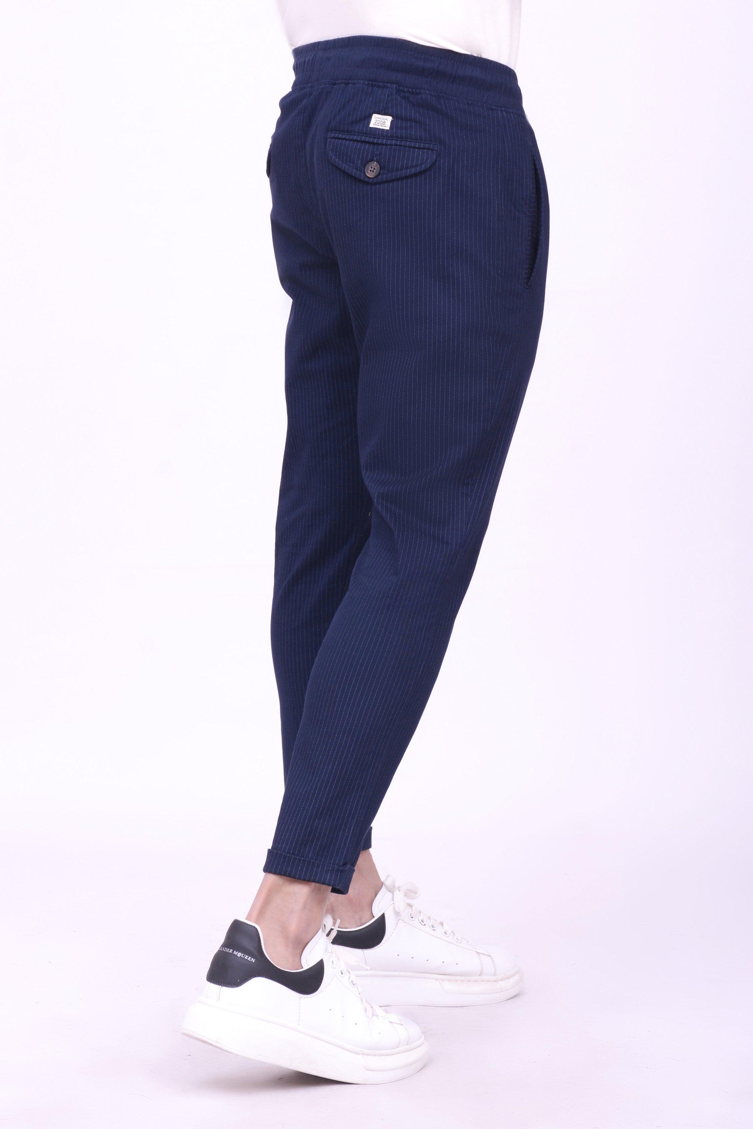 CASUAL JOGGER TROUSER NAVY at Charcoal Clothing