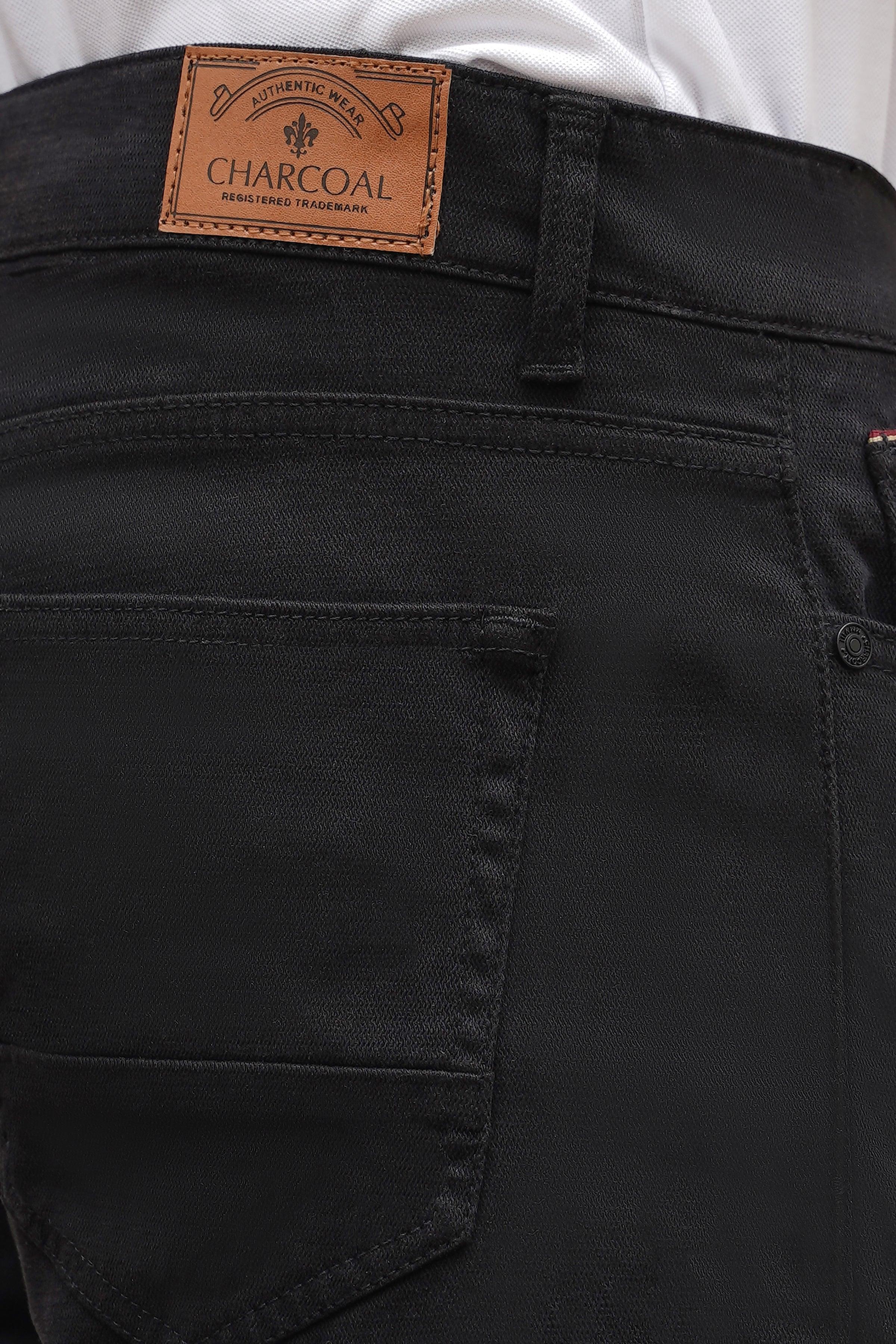 CASUAL PANT 5 POCKET BLACK at Charcoal Clothing