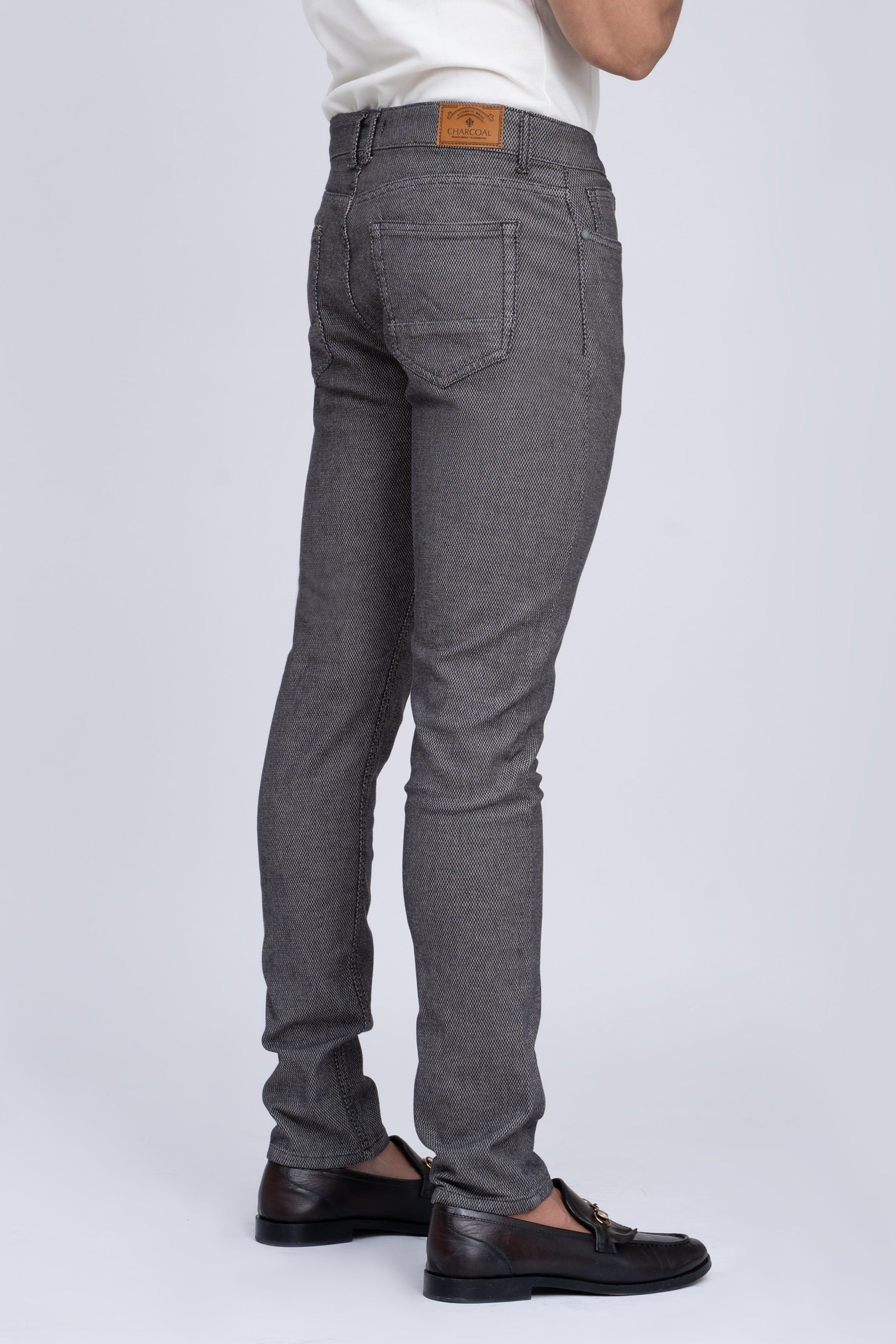 CASUAL PANT 5 POCKET DARK GREY at Charcoal Clothing