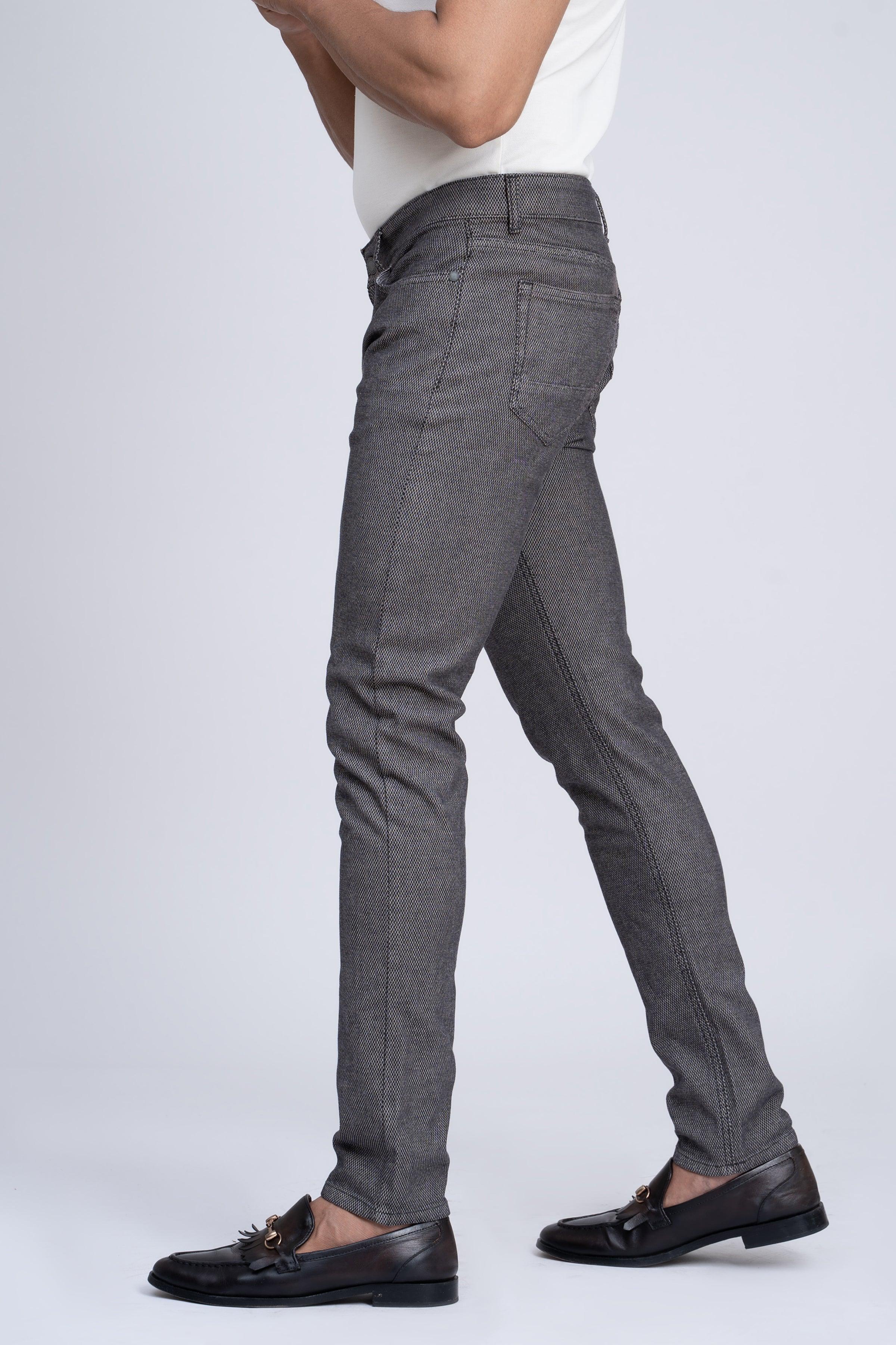 CASUAL PANT 5 POCKET DARK GREY at Charcoal Clothing