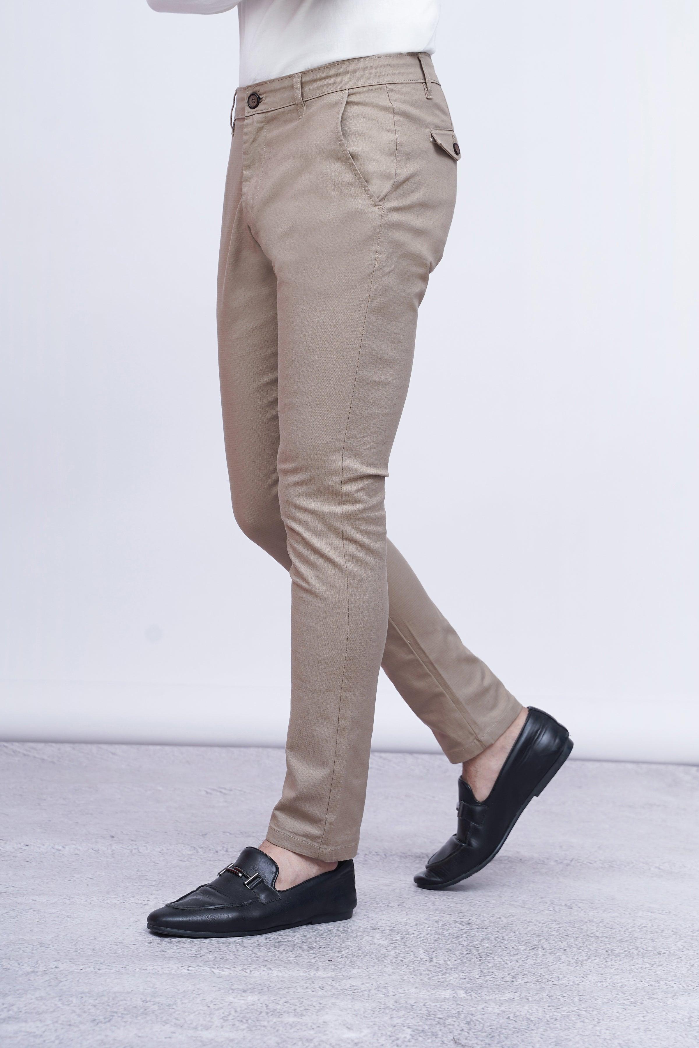 CASUAL PANT 5 POCKET LIGHT KHAKI at Charcoal Clothing