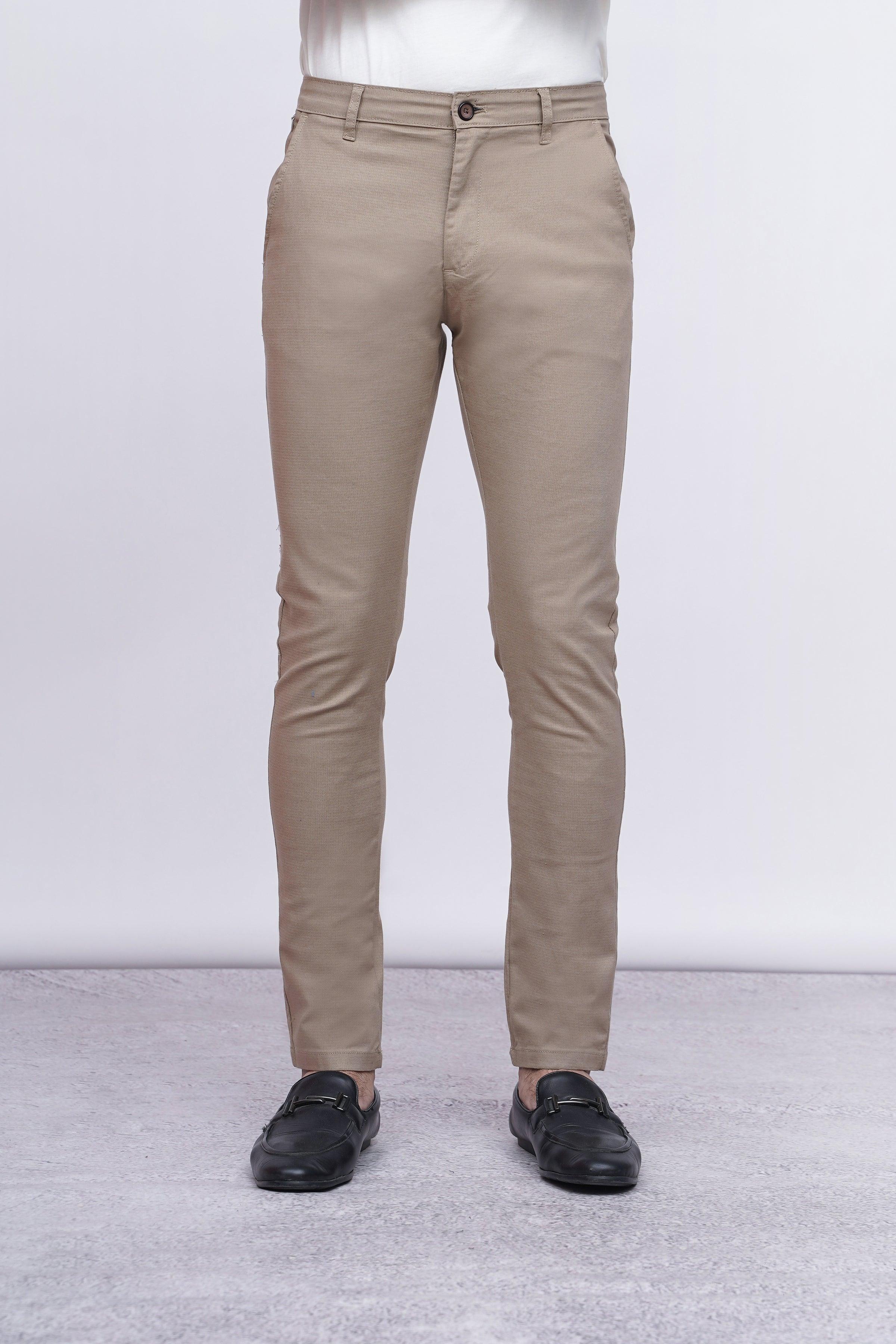 CASUAL PANT 5 POCKET LIGHT KHAKI at Charcoal Clothing