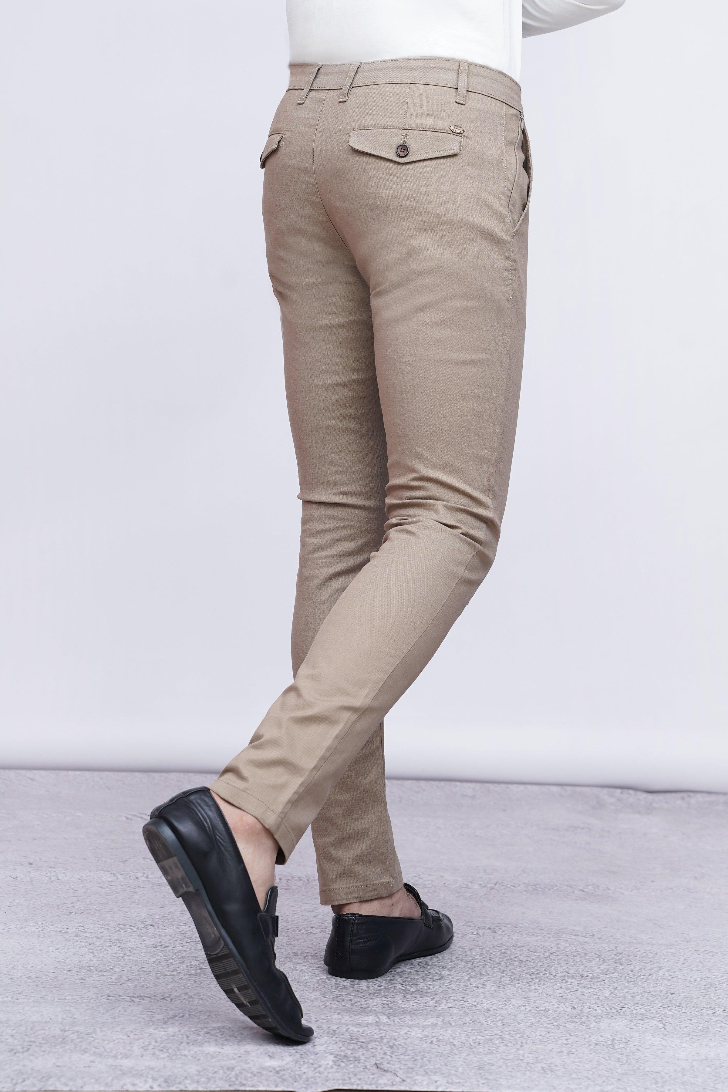 CASUAL PANT 5 POCKET LIGHT KHAKI at Charcoal Clothing