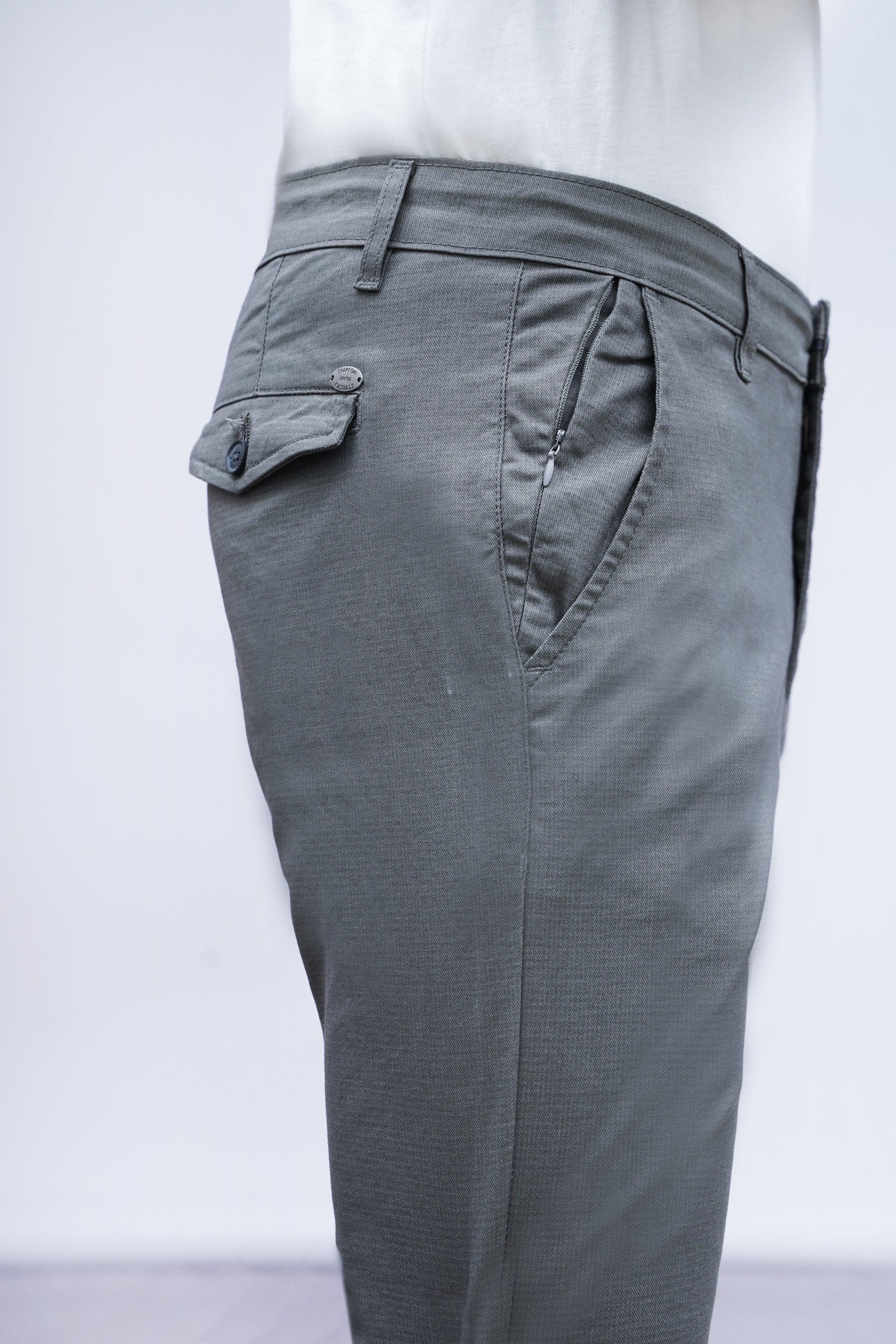 CASUAL PANT 5 POCKET LIGHT OLIVE at Charcoal Clothing