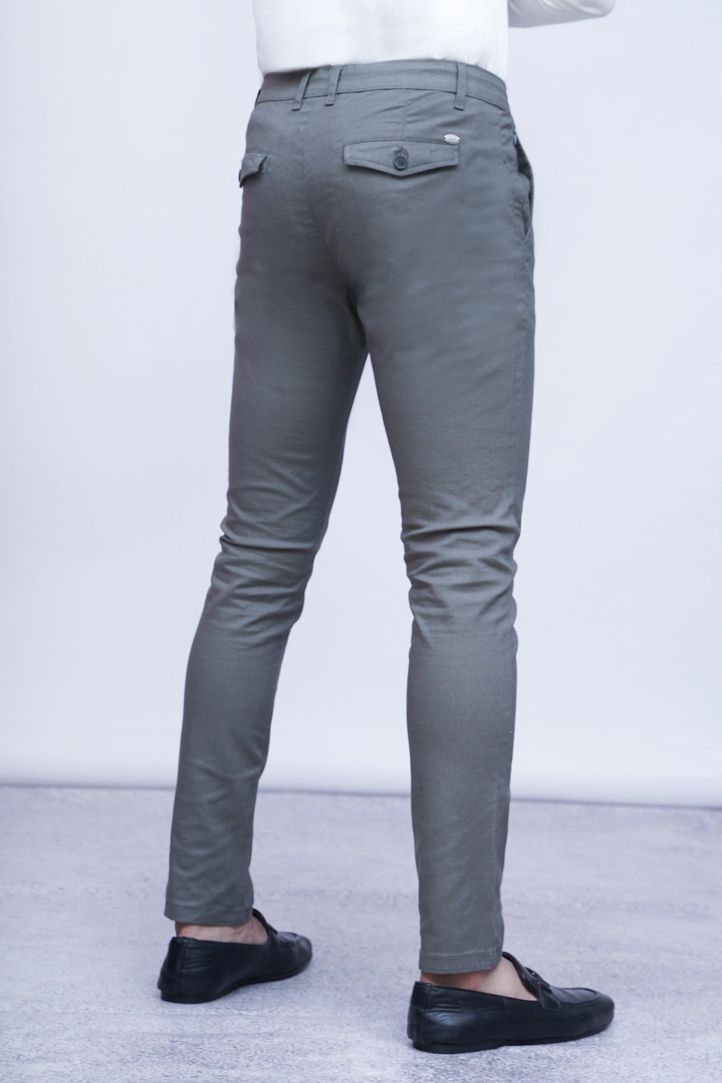 CASUAL PANT 5 POCKET LIGHT OLIVE at Charcoal Clothing