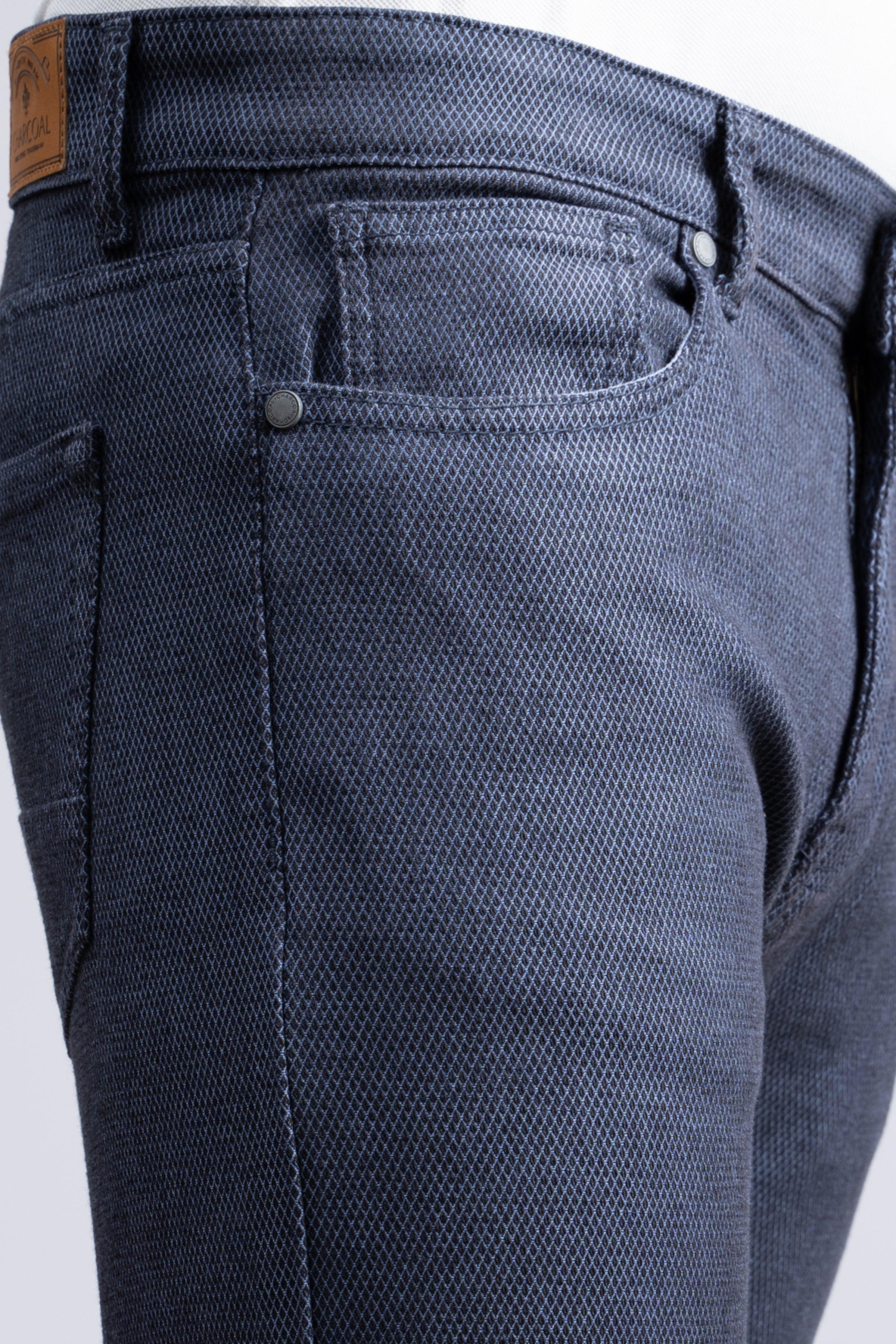 CASUAL PANT 5 POCKET NAVY at Charcoal Clothing