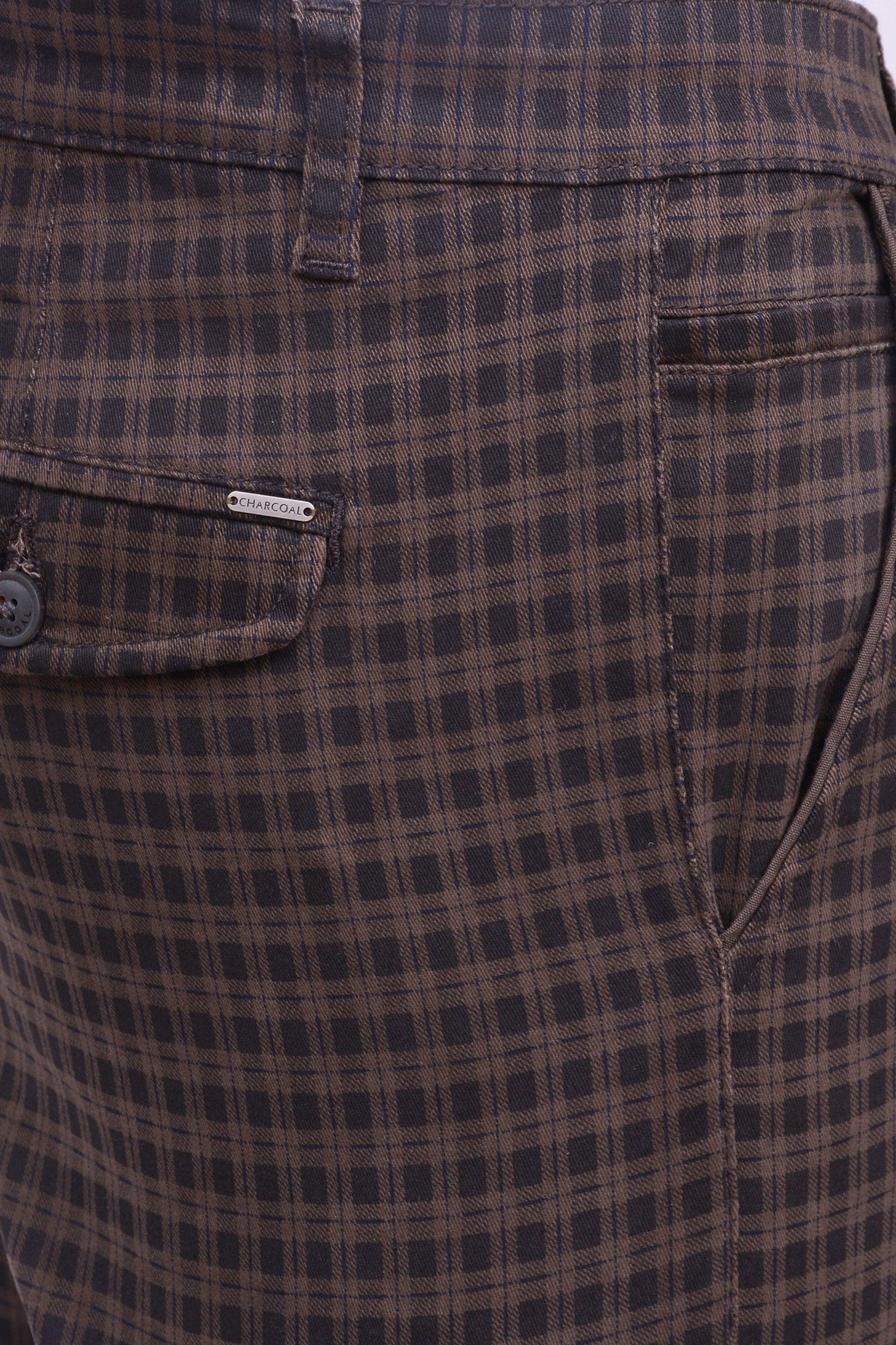 CASUAL PANT BROWN KHAKI at Charcoal Clothing