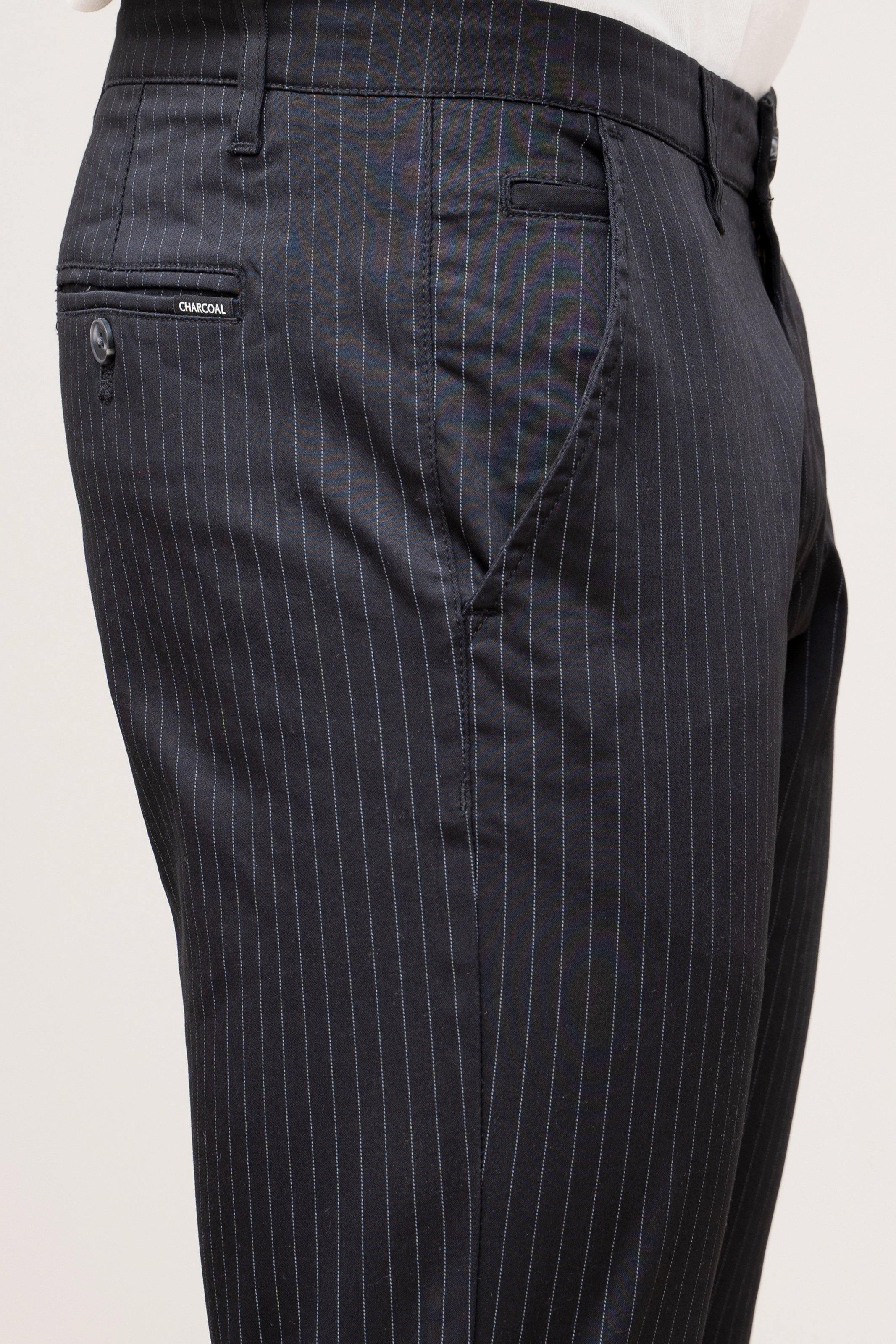 CASUAL PANT CROSS POCKET BLACK at Charcoal Clothing