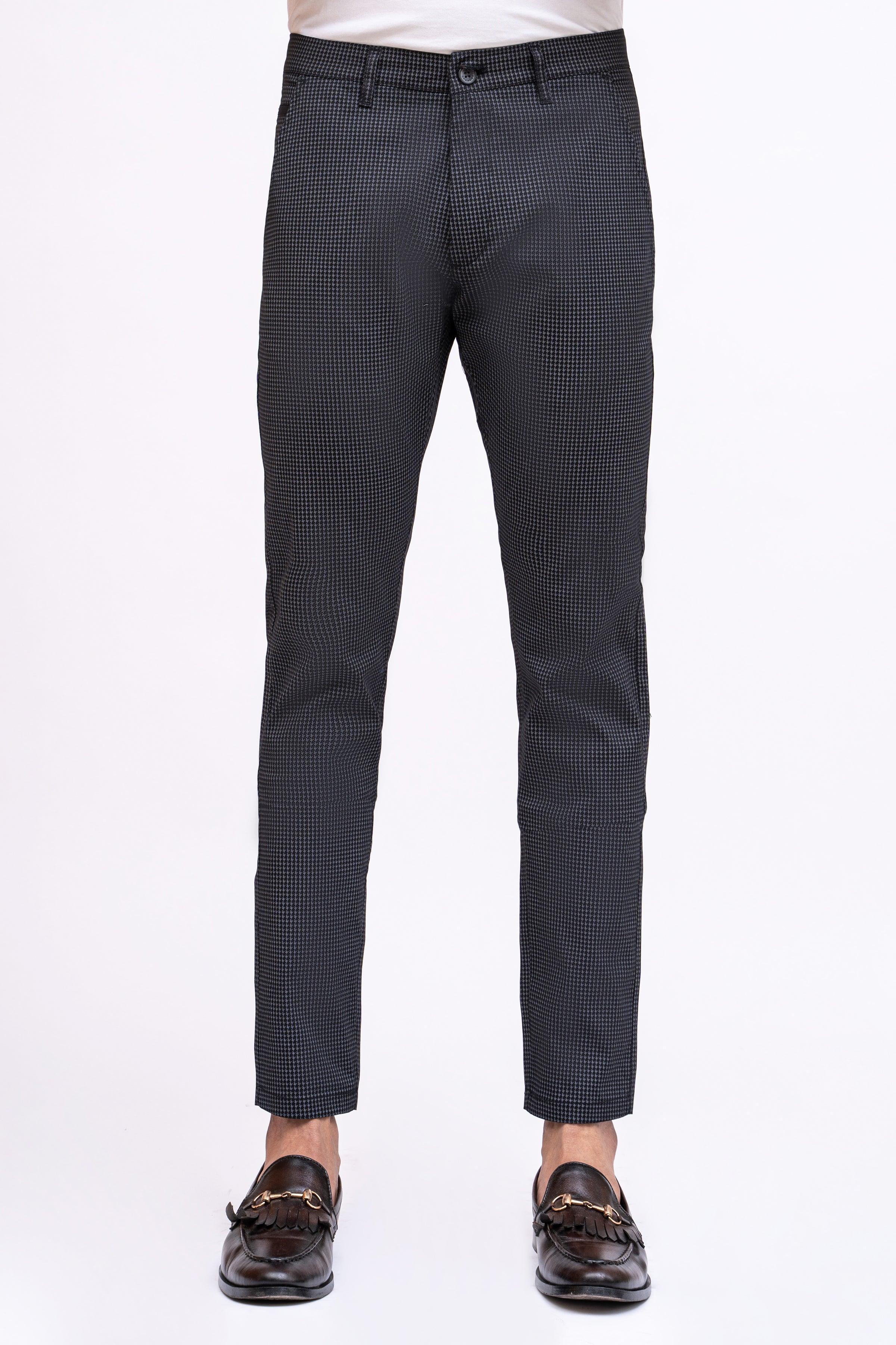 CASUAL PANT CROSS POCKET BLACK at Charcoal Clothing