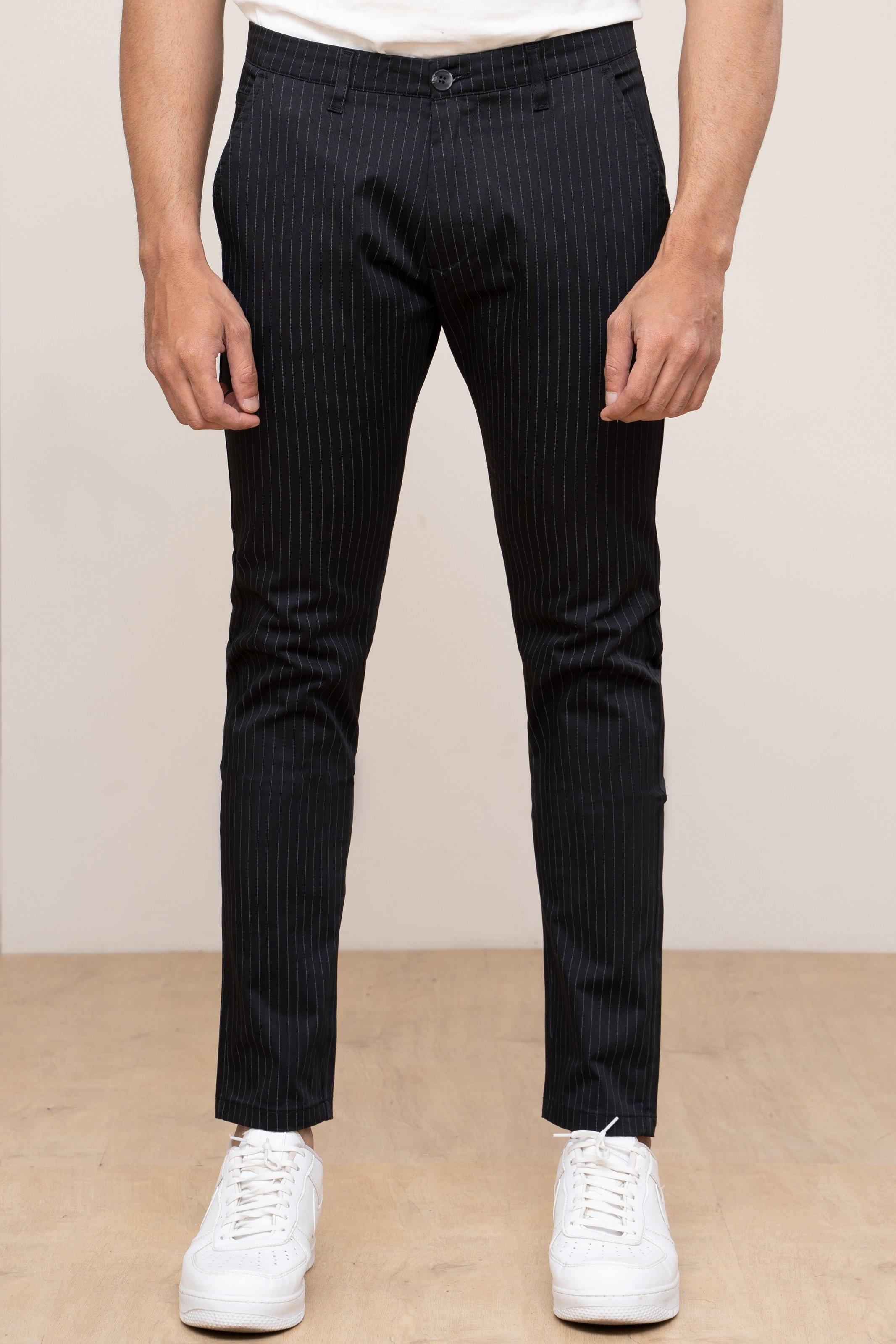 CASUAL PANT CROSS POCKET BLACK at Charcoal Clothing