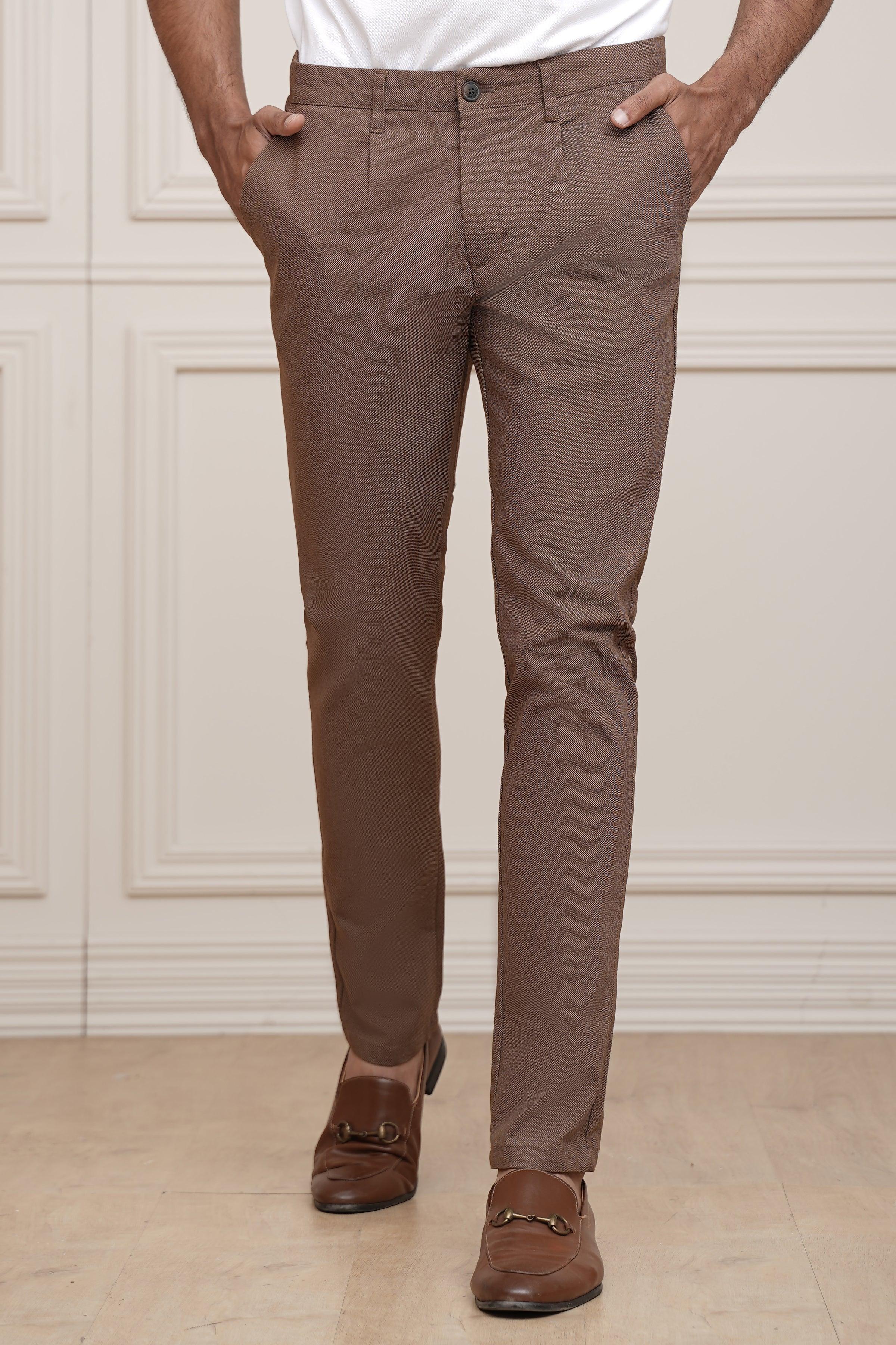 CASUAL PANT CROSS POCKET CAMEL at Charcoal Clothing