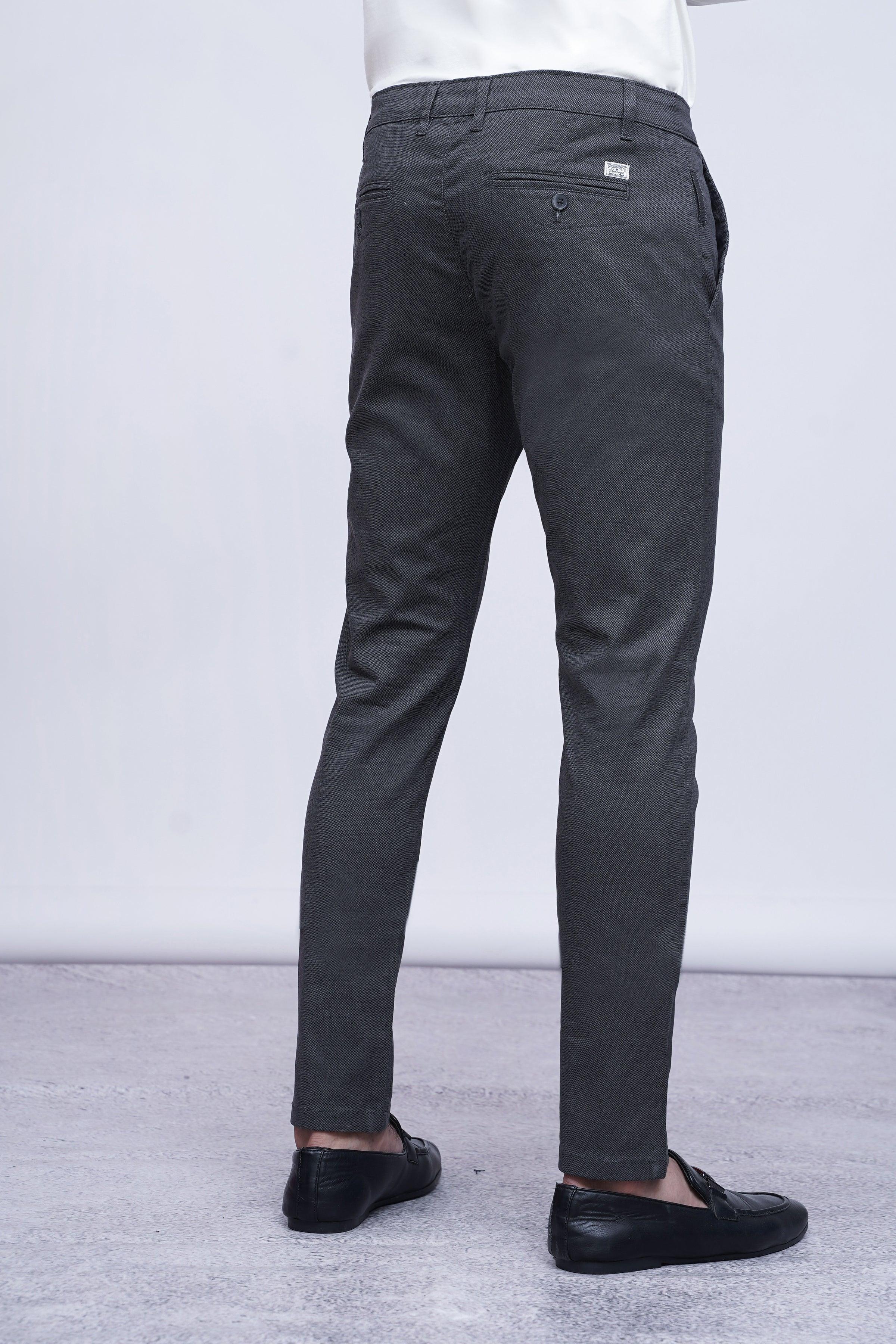CASUAL PANT CROSS POCKET CHARCOAL GREY at Charcoal Clothing