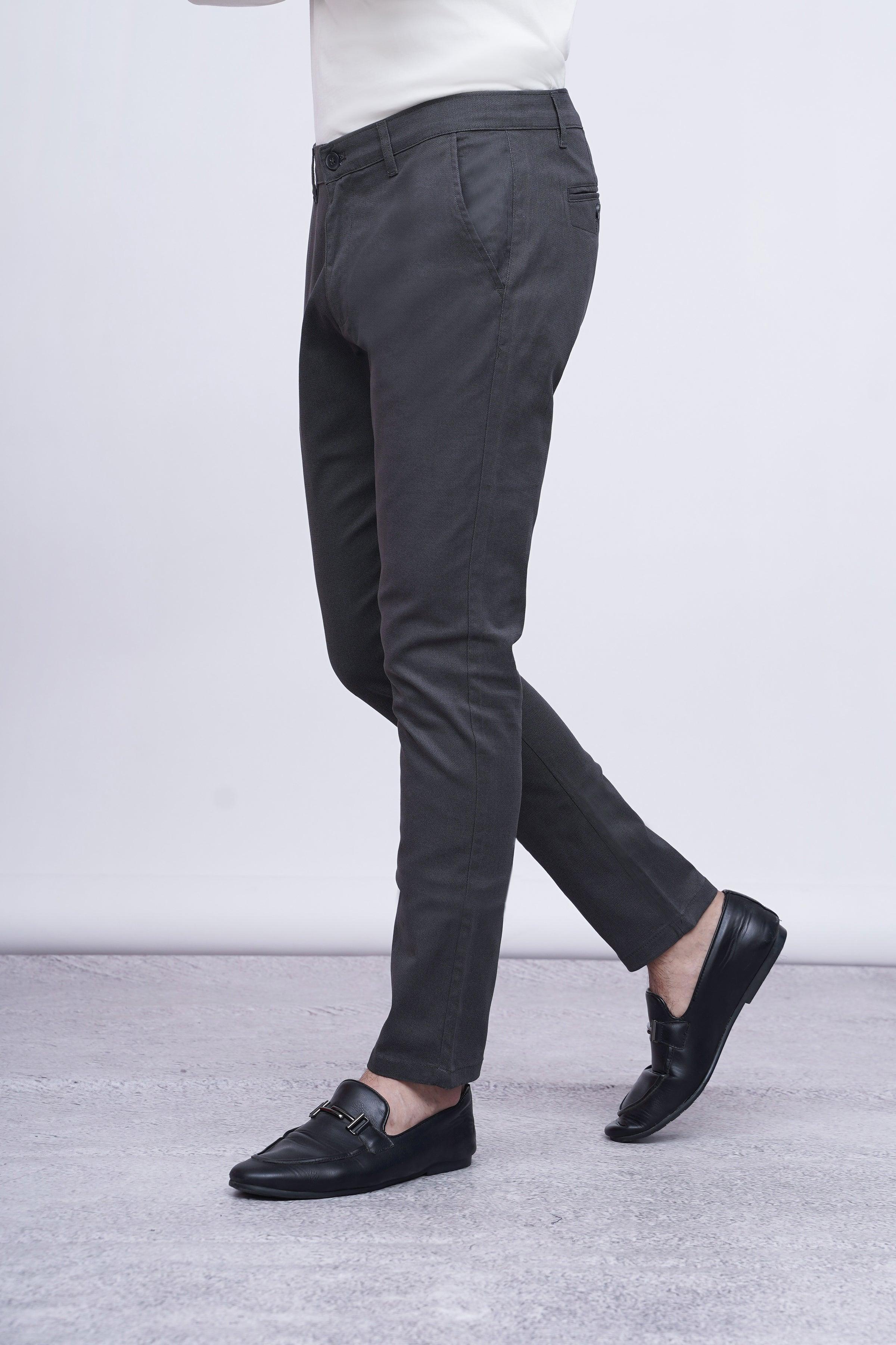 CASUAL PANT CROSS POCKET CHARCOAL GREY at Charcoal Clothing