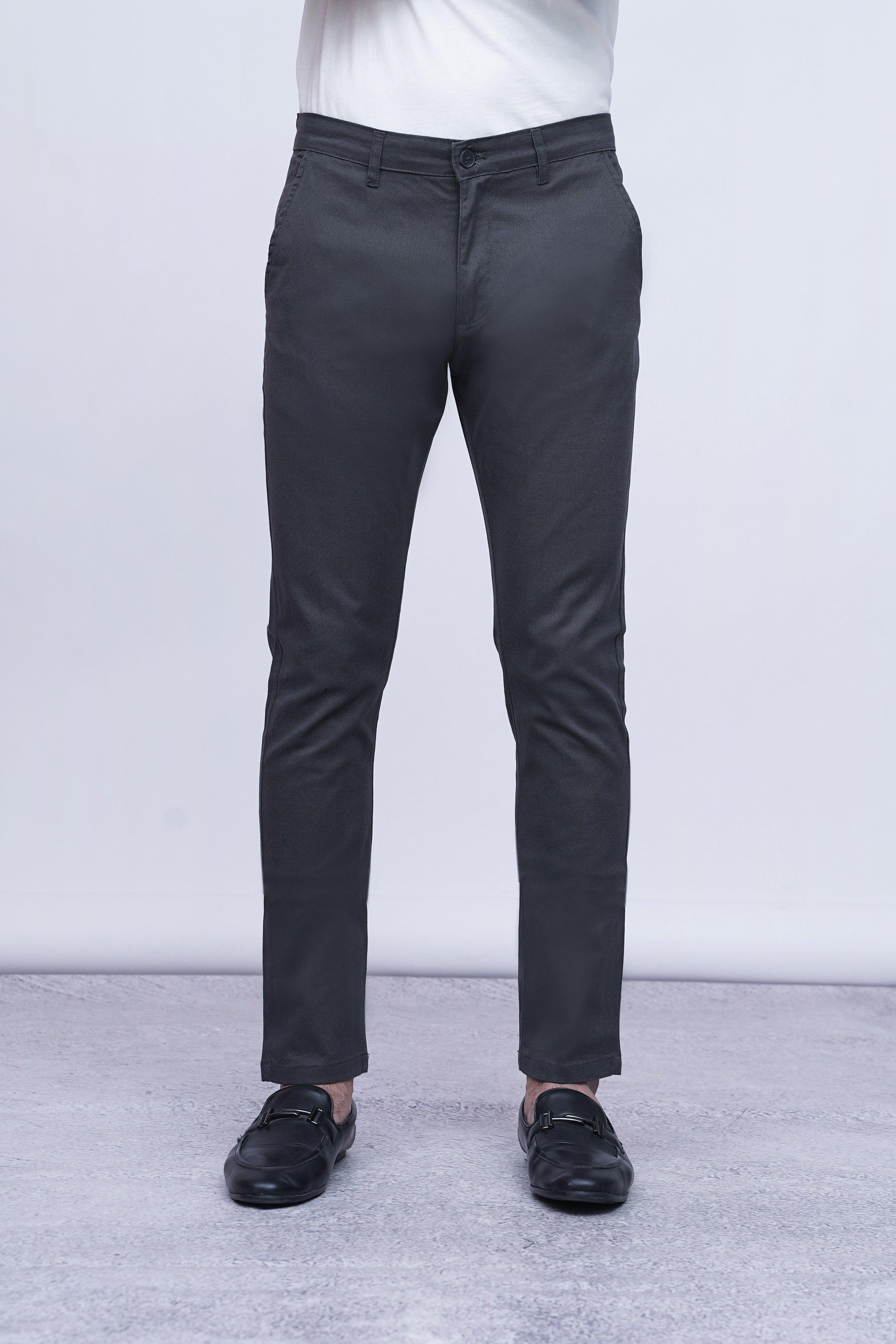CASUAL PANT CROSS POCKET CHARCOAL GREY at Charcoal Clothing