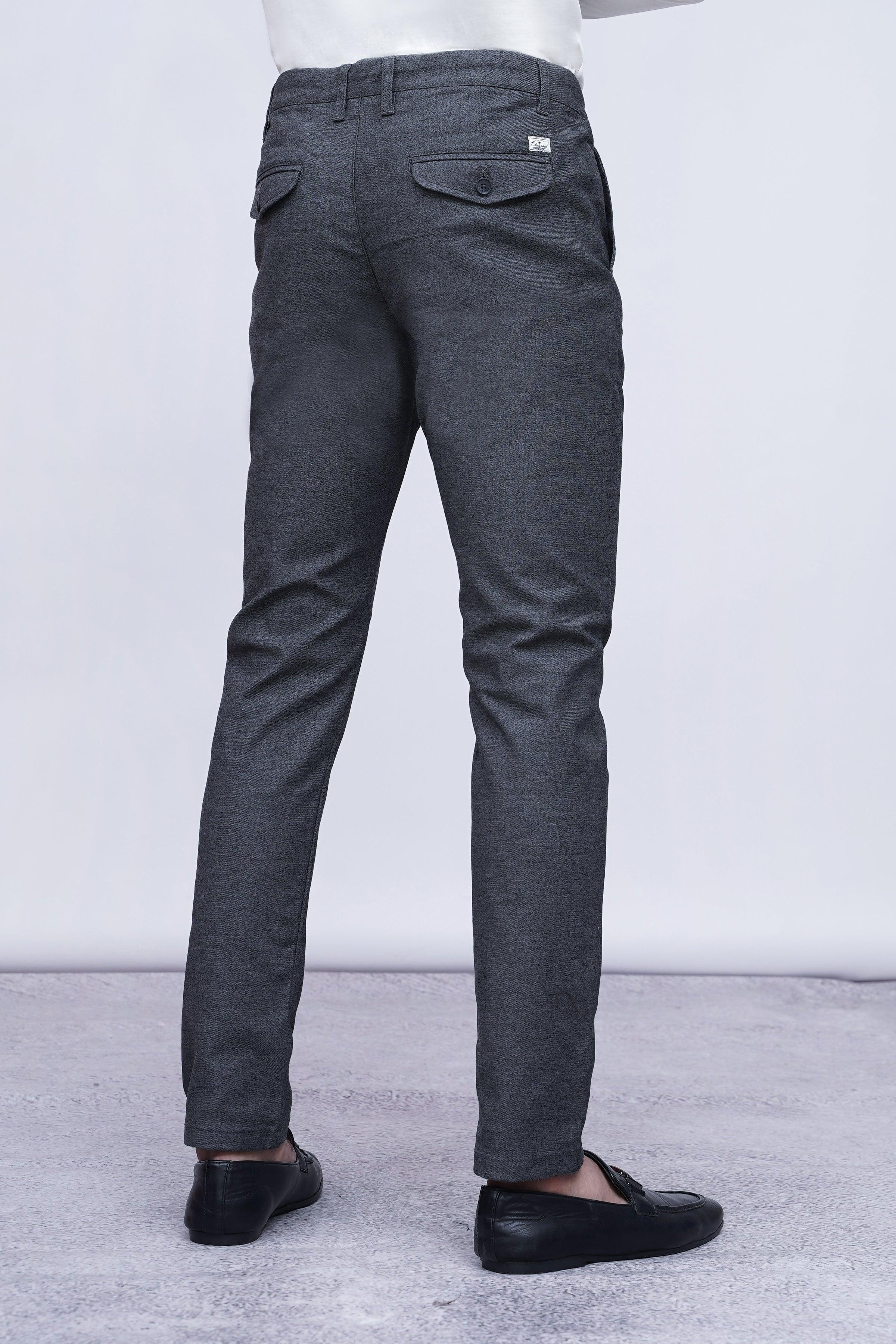 CASUAL PANT CROSS POCKET CHARCOAL at Charcoal Clothing