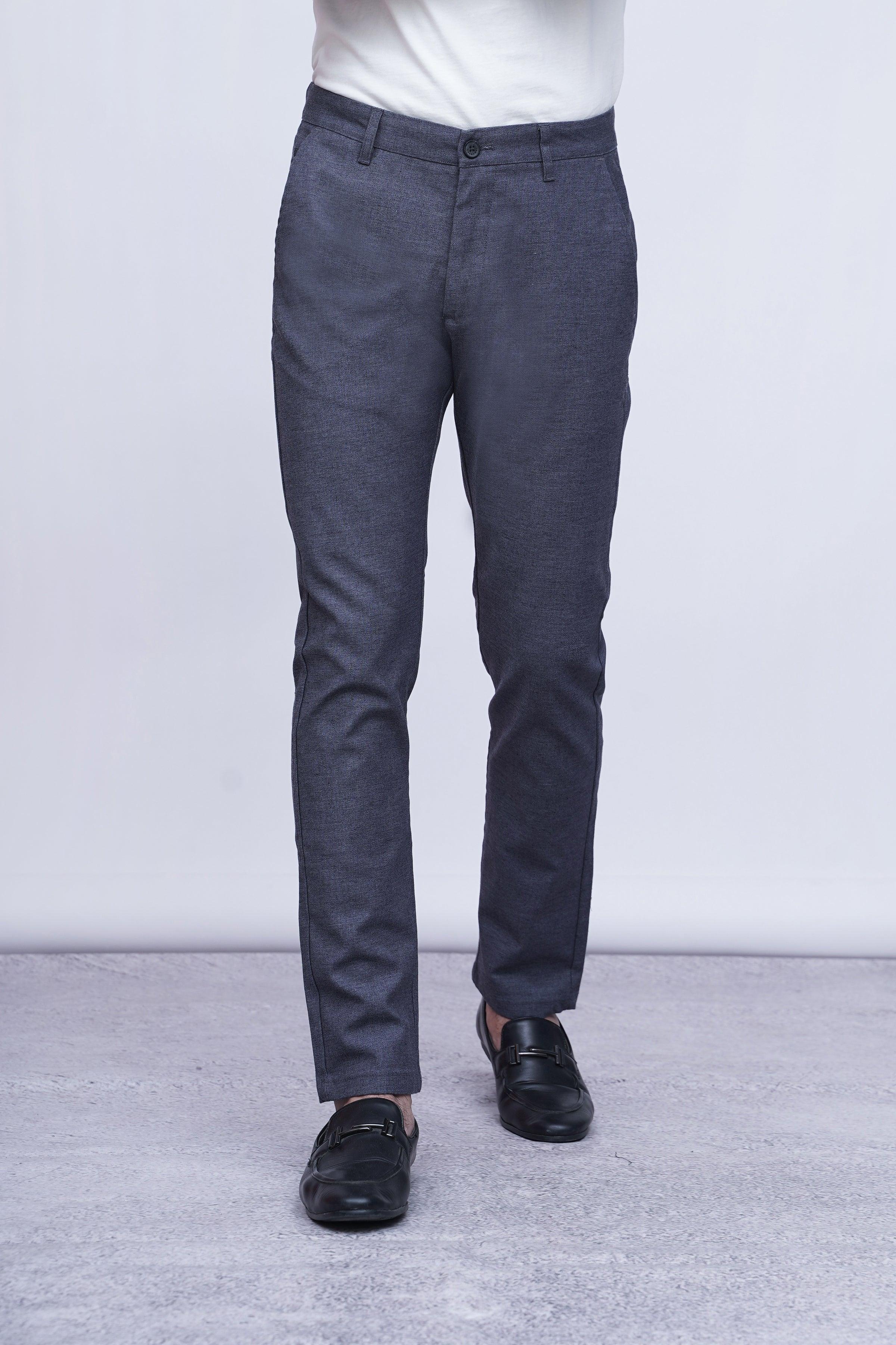 CASUAL PANT CROSS POCKET  DARK BLUE at Charcoal Clothing