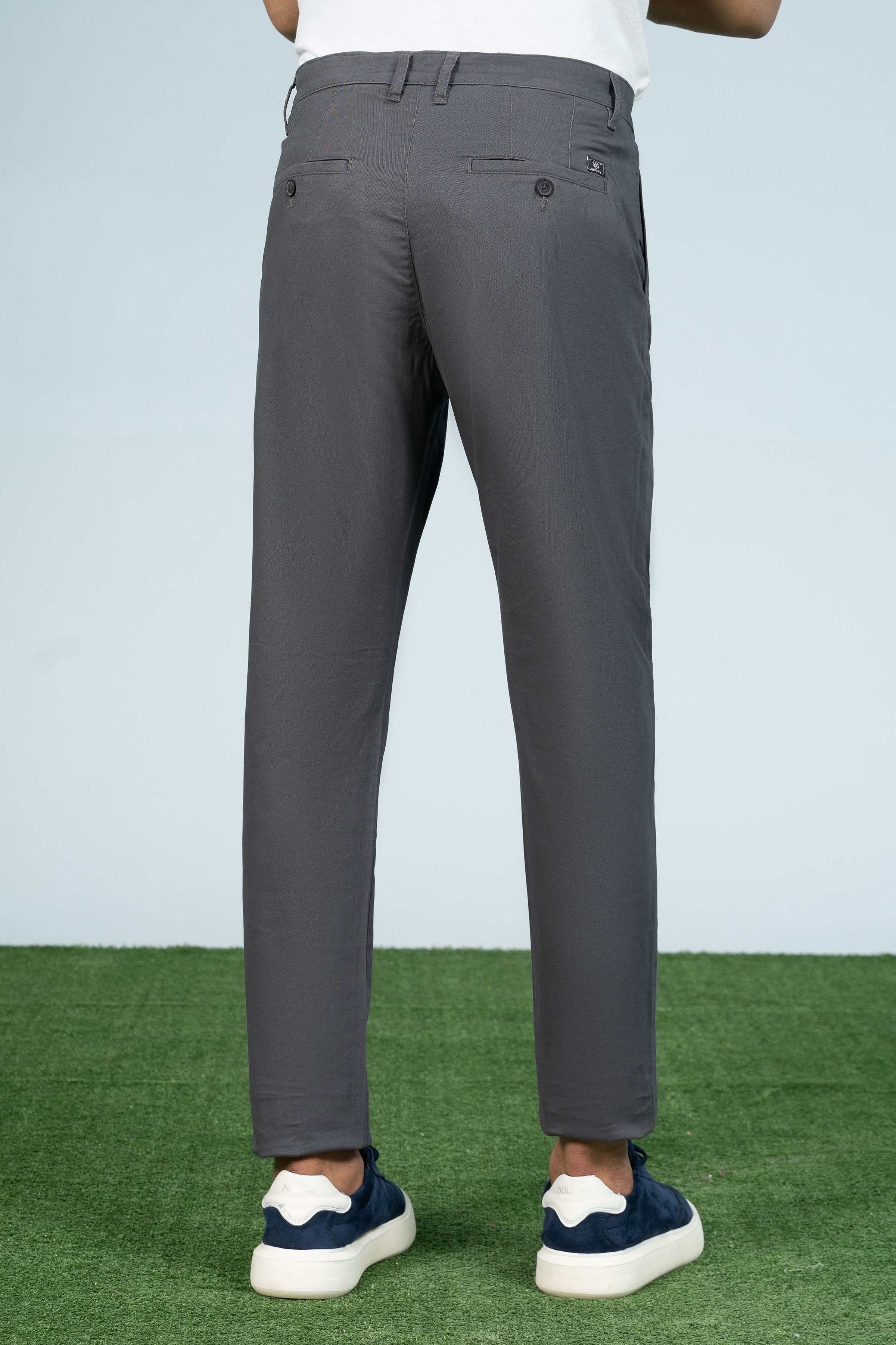 CASUAL PANT CROSS POCKET DARK GREY at Charcoal Clothing